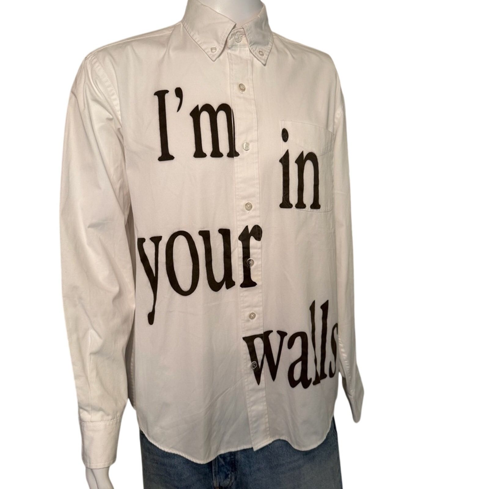 Other rare Fashion Ruined My Life I’m in your walls Graphic Shirt Size US L / EU 52-54 / 3 - 1 Thumbnail