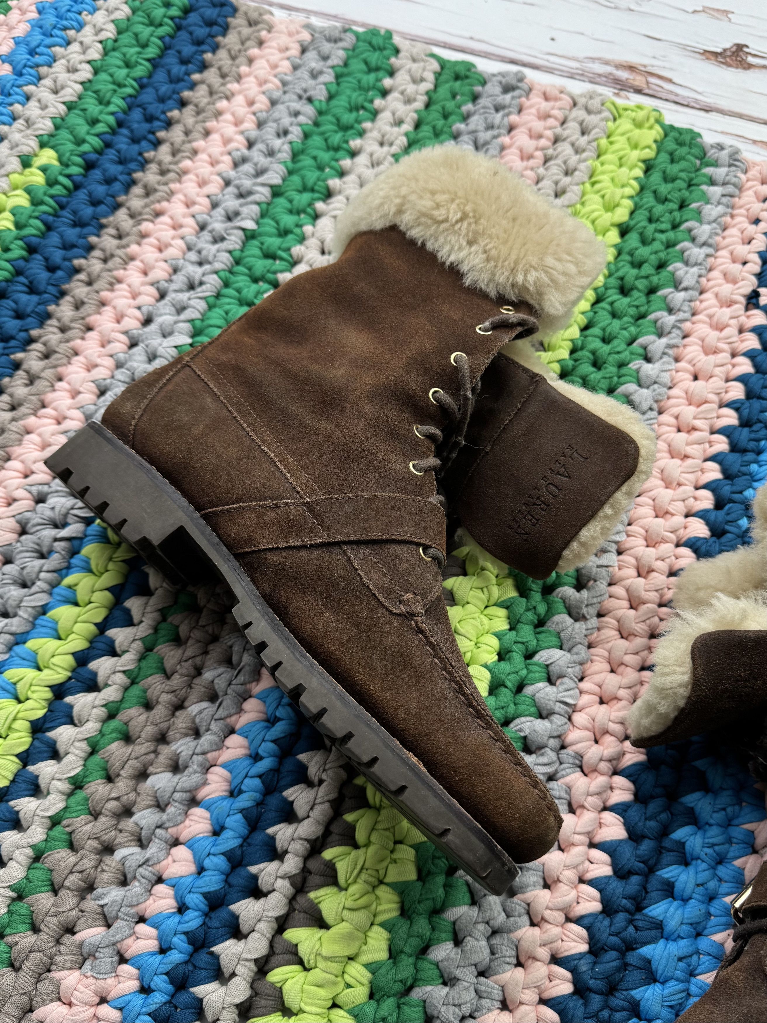 Lauren Ralph Lauren Lauren Ralph Lauren Vintage Suede Boots (V313)(D10) Size US 8 / EU 41 - 5 Thumbnail