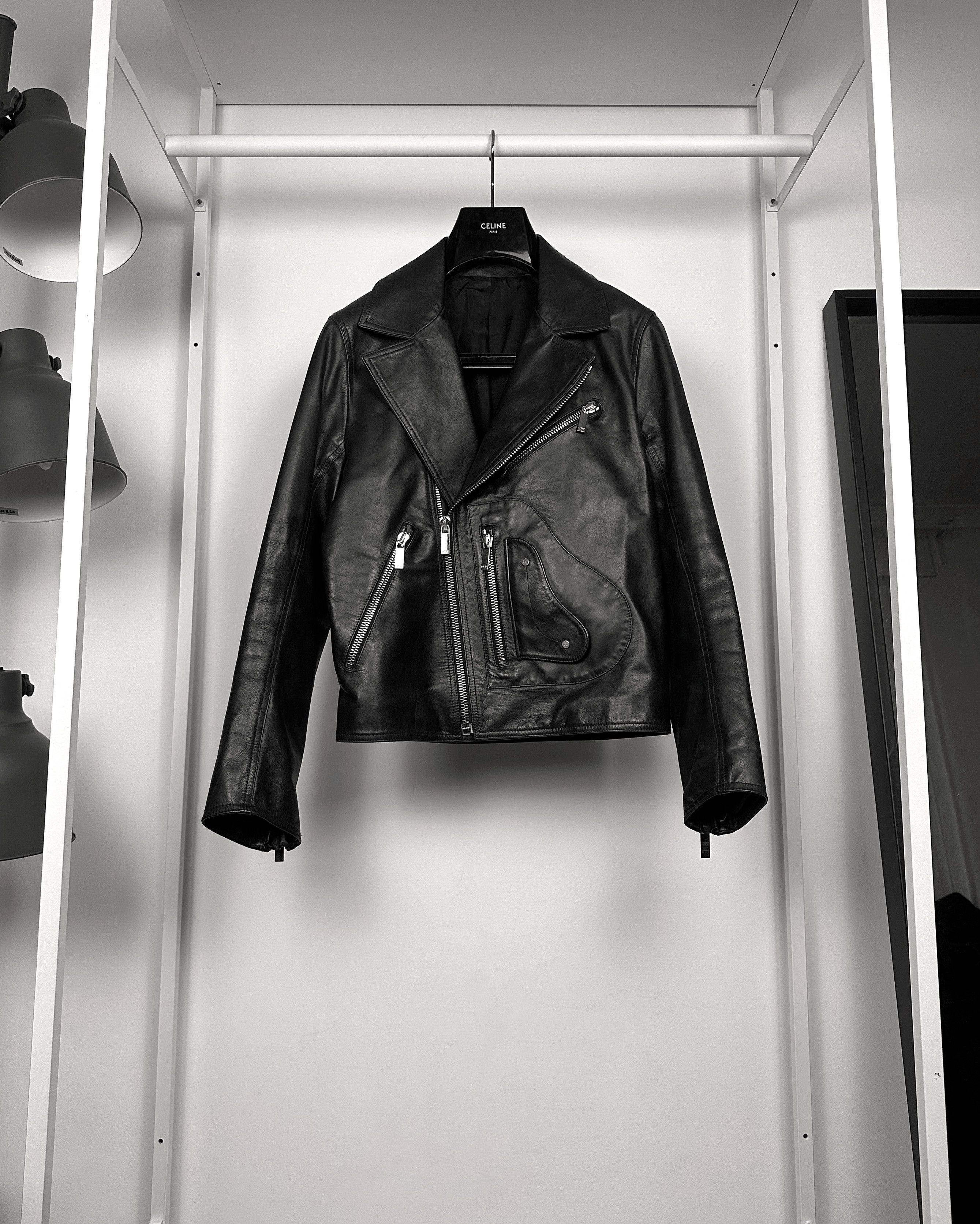 Dior Dior Homme AW05 Runway T Pocket Leather Jacket | Grailed