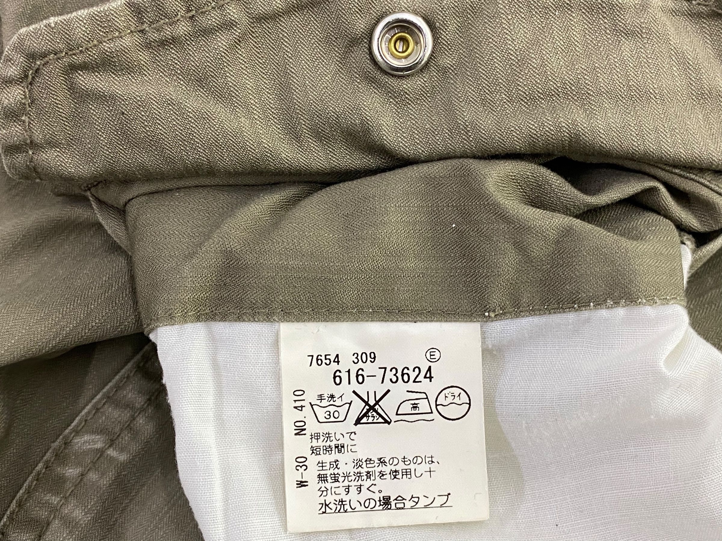 Japanese Brand Hickory Skateboard Pants Stripes Cargo Pants Size US 30 / EU 46 - 8 Thumbnail