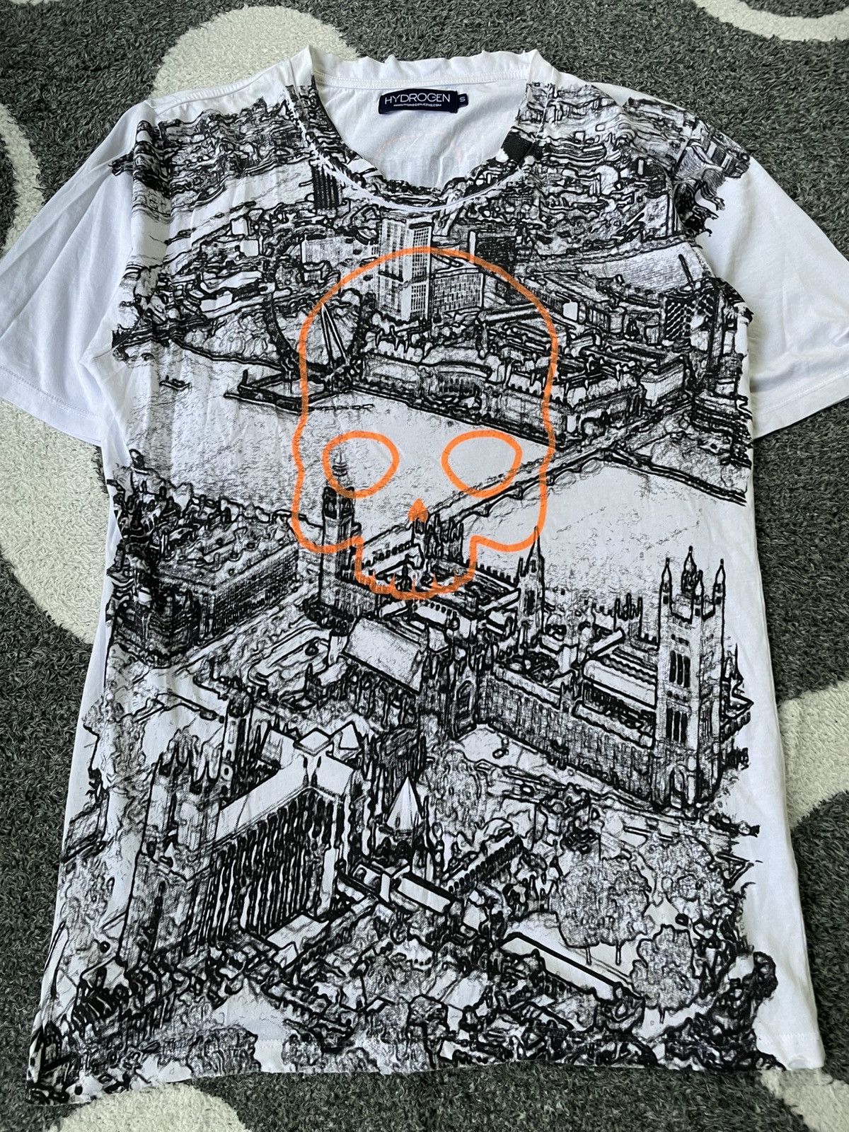 HYDROGEN HYDROGEN ITALY SKULL CITY TEe Size US M / EU 48-50 / 2 - 2 Thumbnail