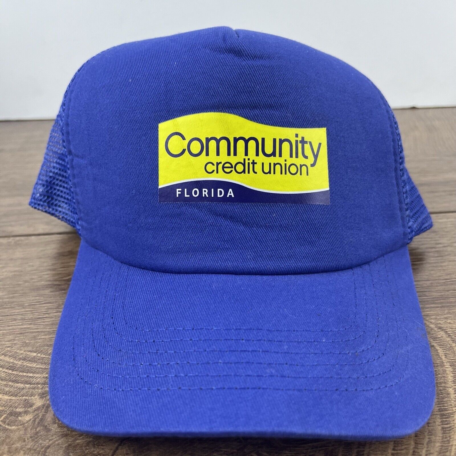 Other Community Credit Union Snapback Hat Blue Adjustable Hat Blue Size ONE SIZE - 4 Thumbnail
