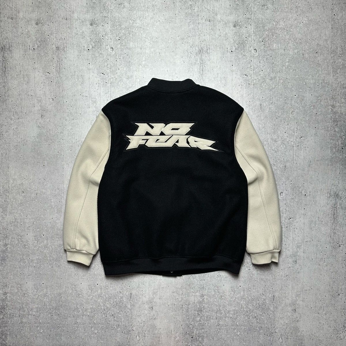 No Fear × Vintage No Fear Bomber Jacket Size S (Oversized Fit) Size US S / EU 44-46 / 1 - 1 Thumbnail
