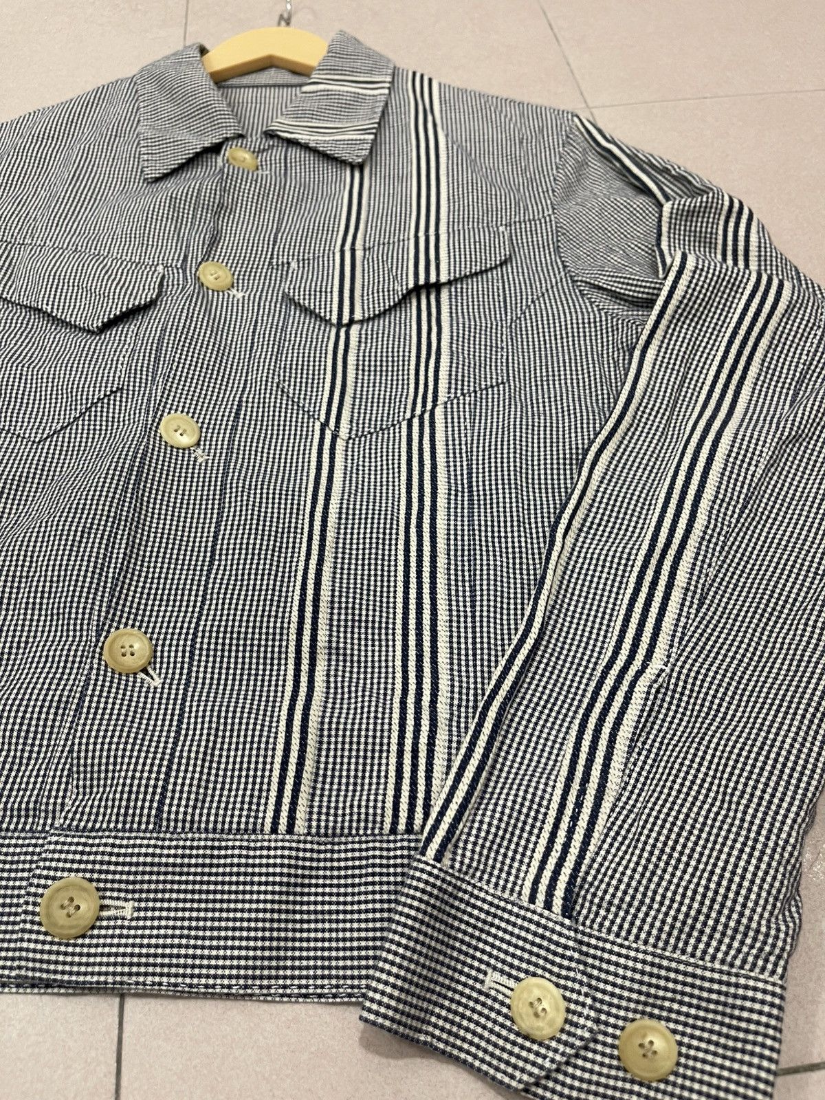 Paul Smith Paul Smit Check Trucker-Style Shirt Jacket Size US L / EU 52-54 / 3 - 11 Thumbnail