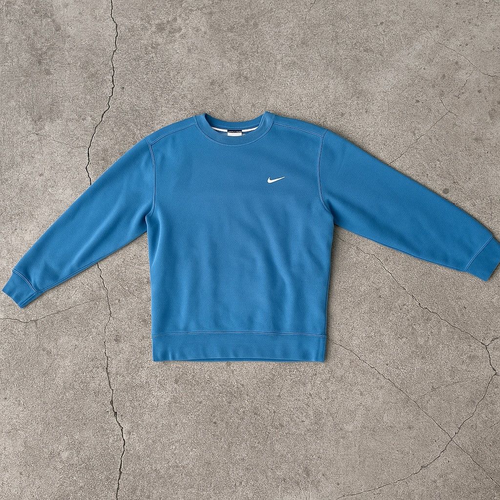 Nike Nike Blue Crewneck Sweatshirt Size US M / EU 48-50 / 2 - 1 Thumbnail