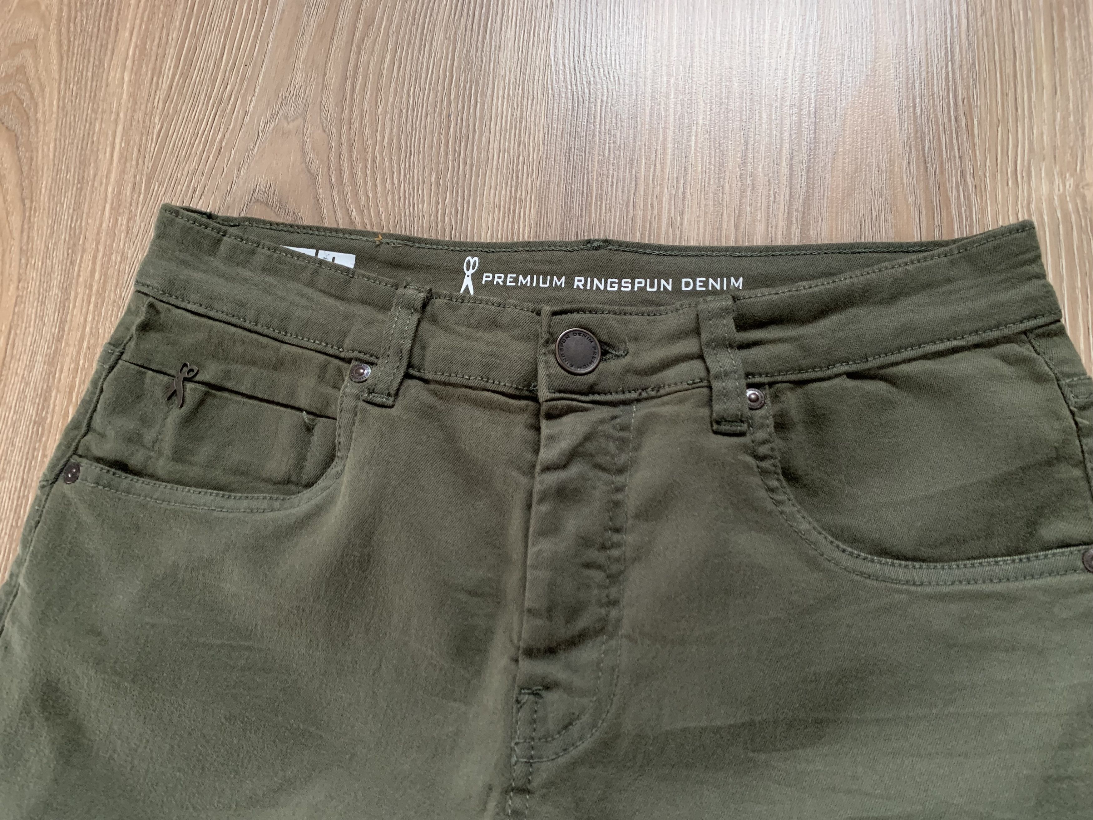 Ringspun Ringspun Slim Stretch Pocket Khaki Jeans Size US 32 / EU 48 - 4 Thumbnail