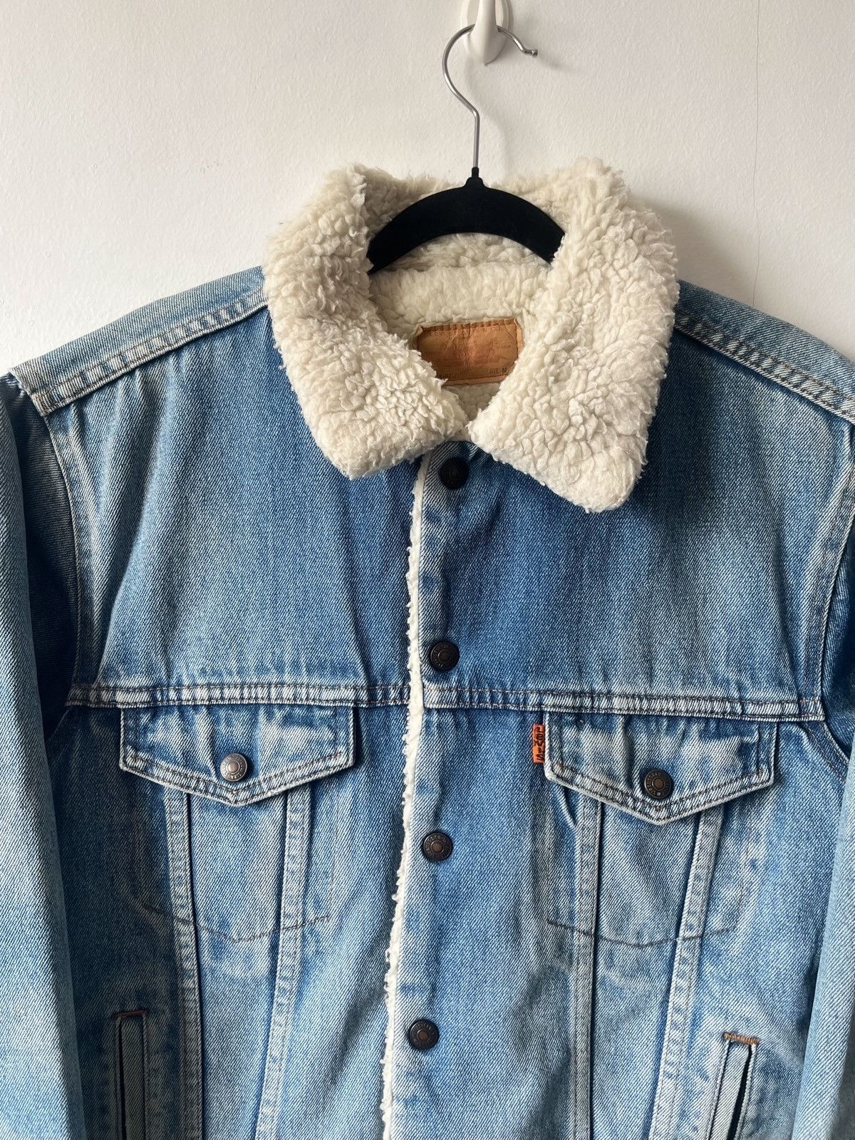 Levi's 80s Levi’s Sherpa Trucker Denim Jacket Size US M / EU 48-50 / 2 - 2 Thumbnail