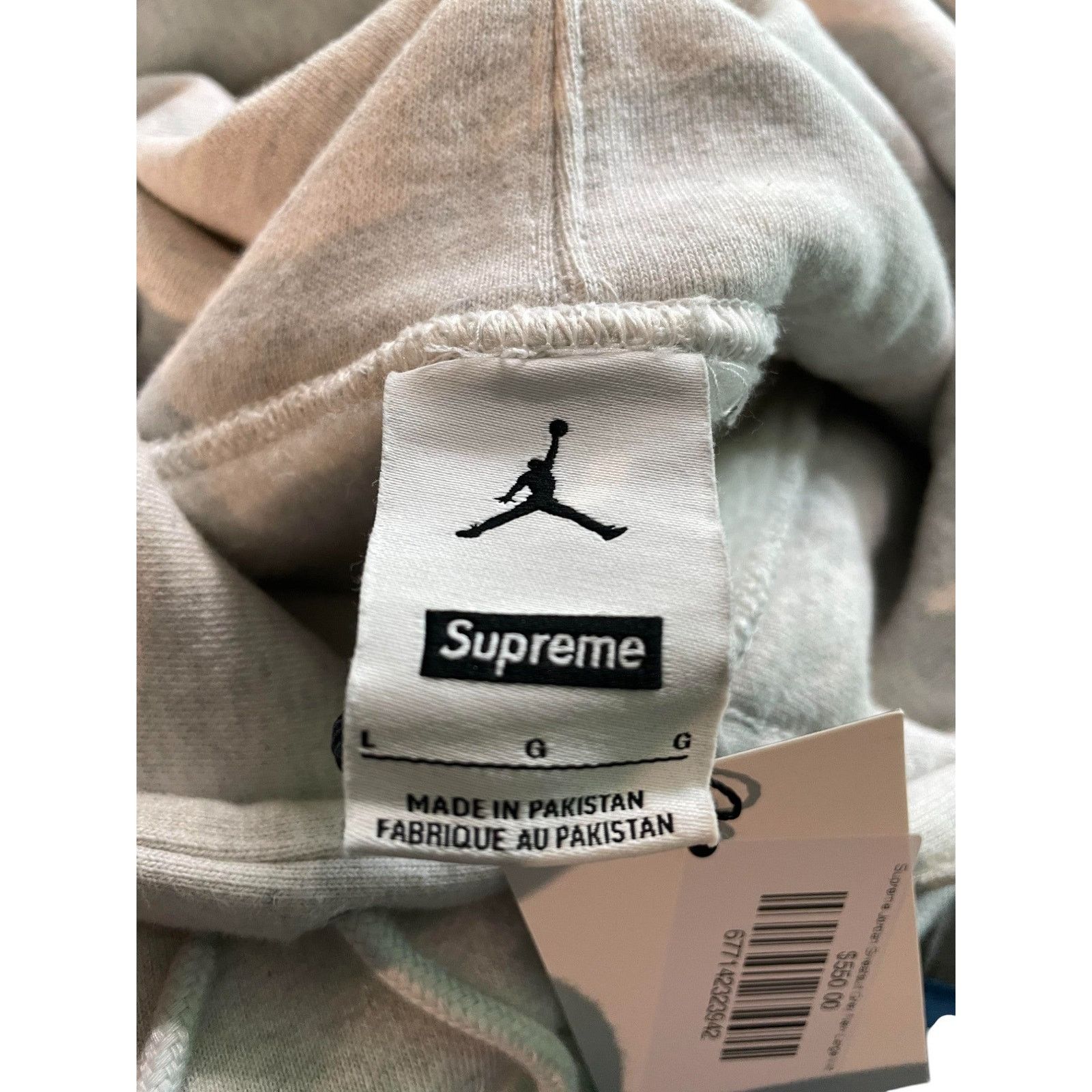 Supreme Supreme Jordan Grey Sweatsuit Size US L / EU 52-54 / 3 - 3 Thumbnail