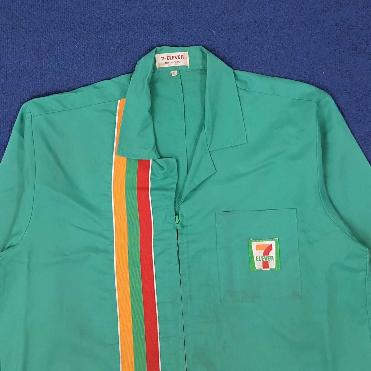 Japanese Brand Vintage 7 Eleven Japan Workwear Staff Uniform Jacket C239N80 Size US L / EU 52-54 / 3 - 2 Thumbnail