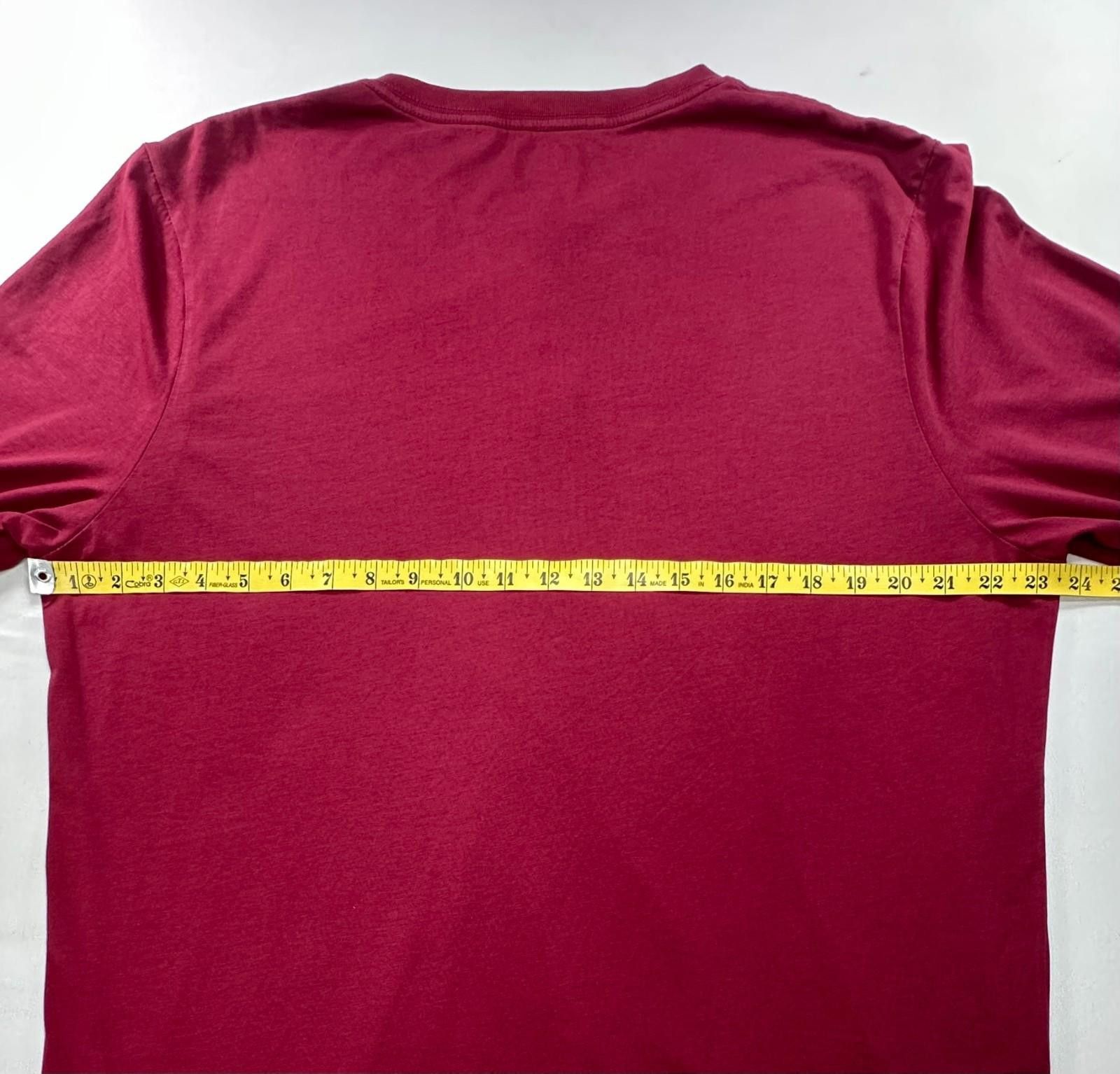 J.Crew J Crew 1/4 Button Broken In Long Sleeve T-Shirt Red Men's XL Size US XL / EU 56 / 4 - 7 Thumbnail