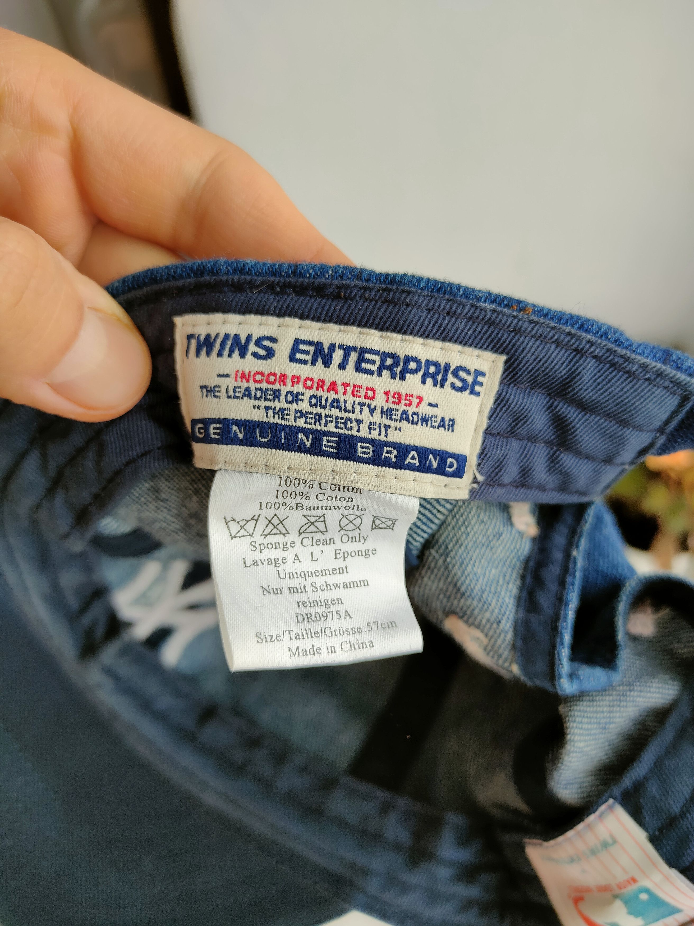 MLB × Twins Enterprise Inc. Vintage NY Yankees MLB Denim with Pink Logo Cap Unisex Size ONE SIZE - 7 Thumbnail