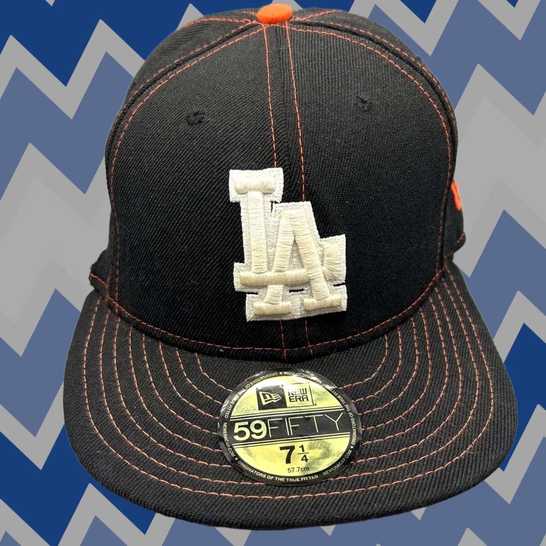 New Era × Stussy Stussy x New Era LA Cap (Black, 7 1/4) | Grailed