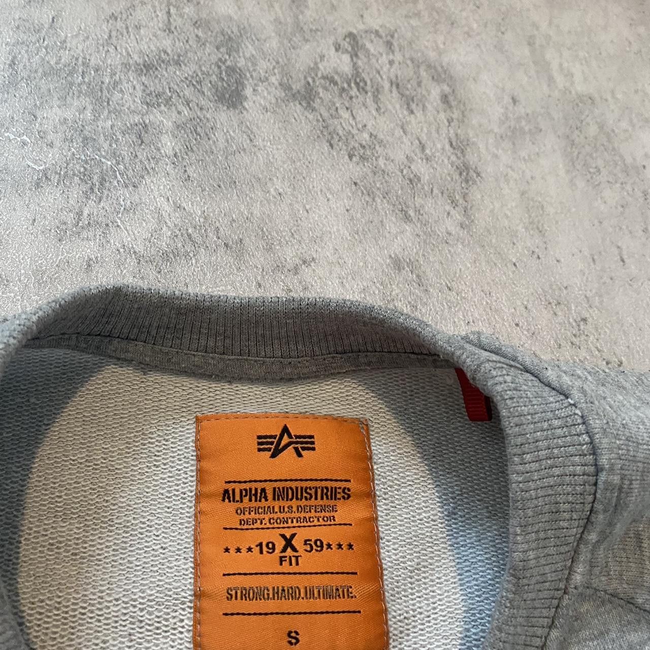 Alpha Industries Grey Alpha Industries crewneck sweatshirt with zip Size US S / EU 44-46 / 1 - 4 Thumbnail