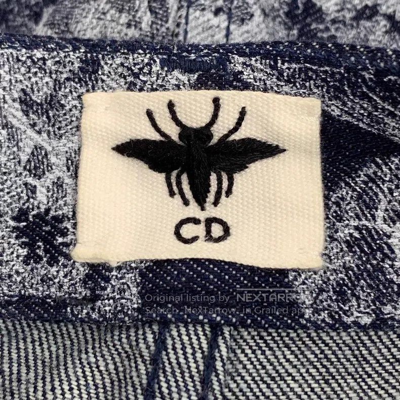 Dior Dior Blue Jungle Animal Printed Cotton Casual Denim Shorts Size 42" / US 20 - 5 Thumbnail