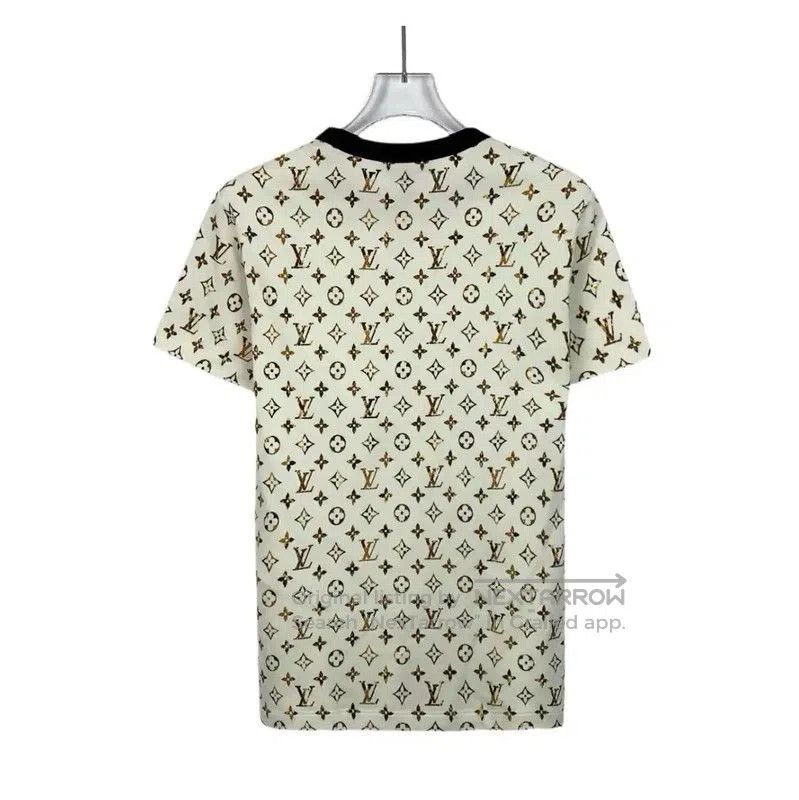 Louis Vuitton Louis Vuitton Beige Logo Women's T. Size XS / US 0-2 / IT 36-38 - 2 Thumbnail