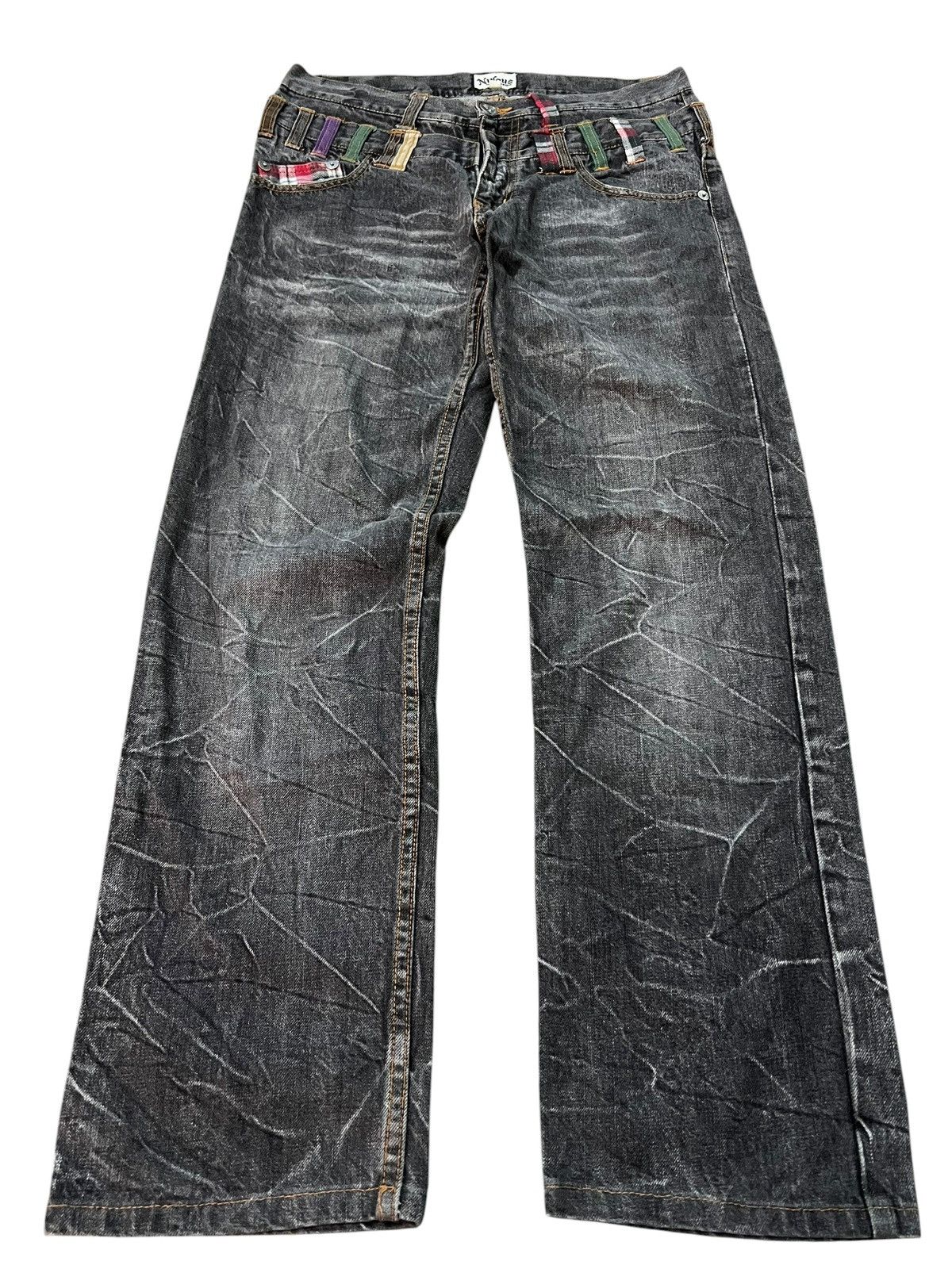 Japanese Brand 💥Double Waist💥Vintage Nylaus Clothing Clawmark If Six Style Size US 31 - 1 Thumbnail