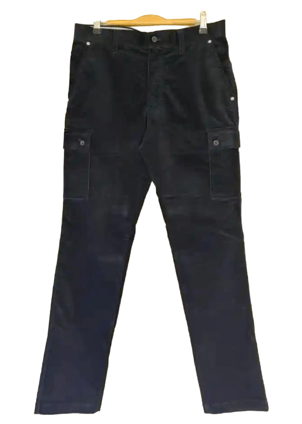image of Paul Smith x Velvet P.s.f.a Velvet Cargo Pant in Black, Women's (Size 33)