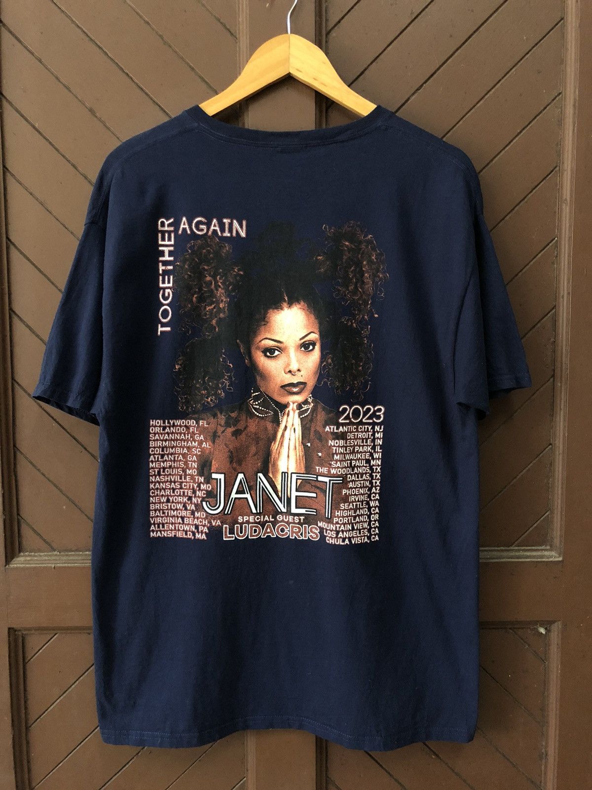 Rap Tees Janet Jackson Together Again Tour 2023 TShirt Size US L / EU 52-54 / 3 - 2 Thumbnail