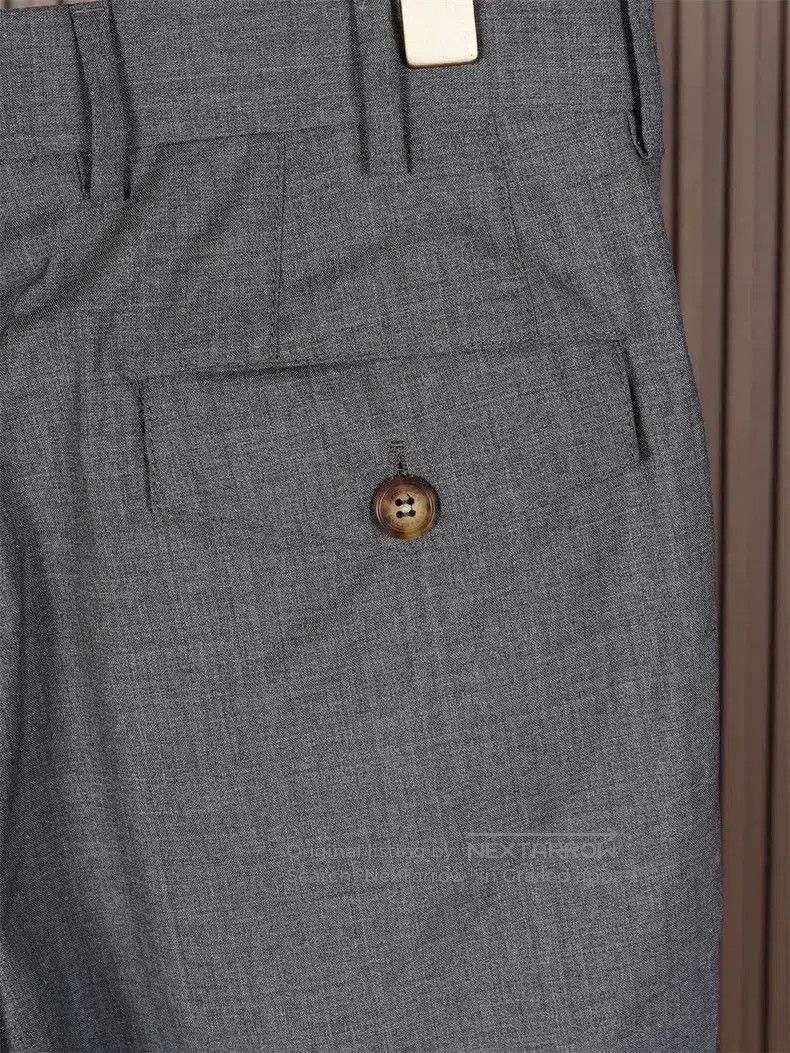 Brunello Cucinelli Brunello Cucinelli Men's Wool Dress Pants Size US 32 / EU 48 - 6 Thumbnail