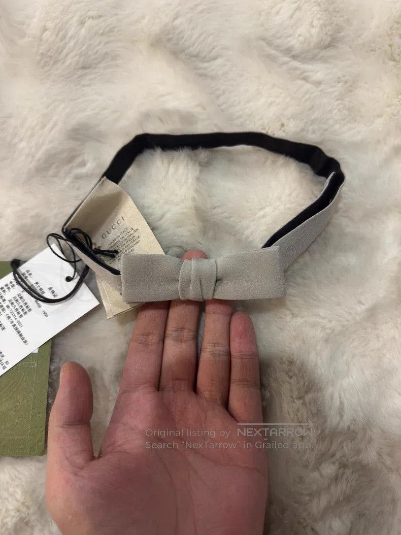 Gucci Guicci Silk Bow Tie Size ONE SIZE - 2 Thumbnail