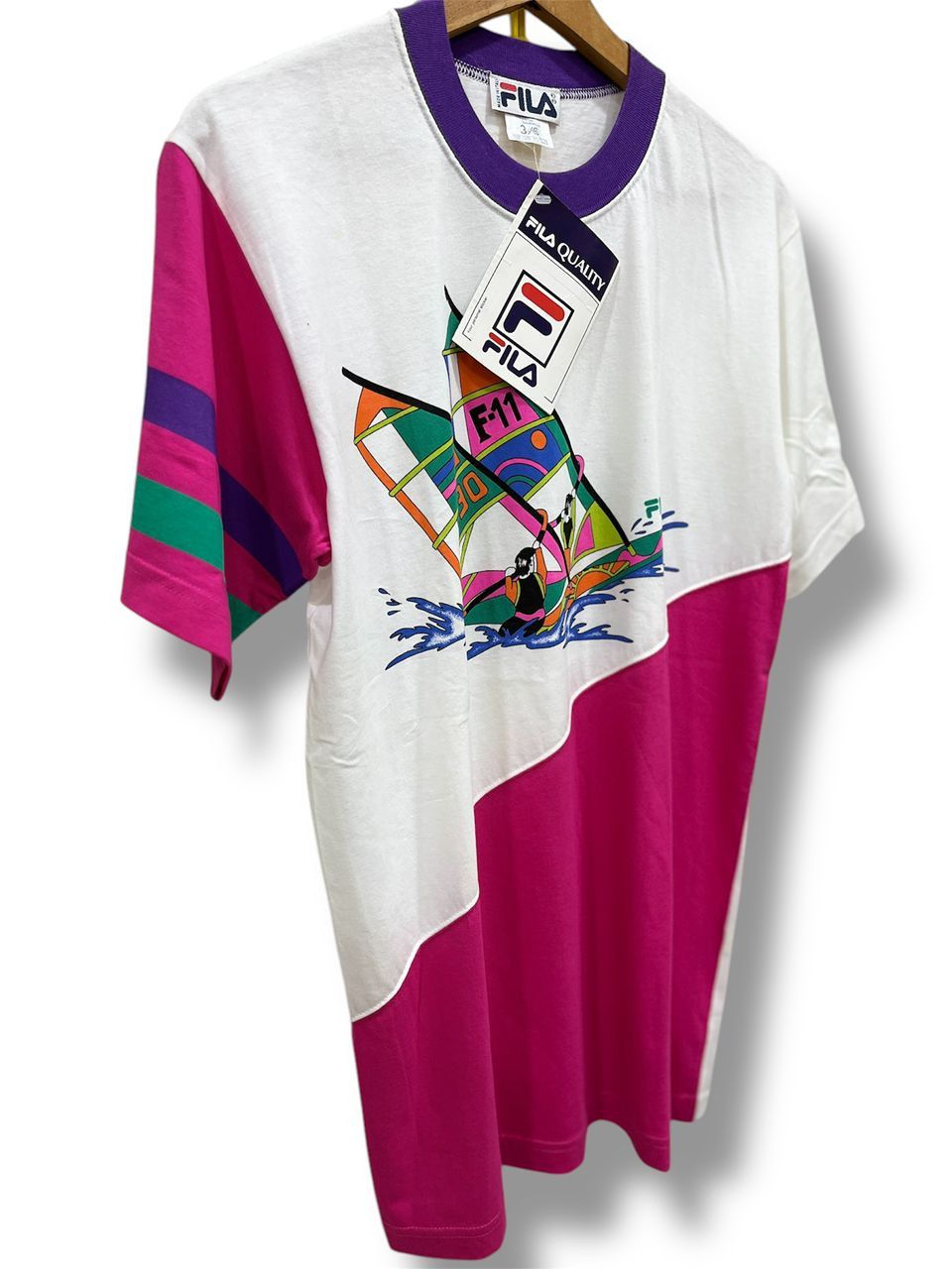 Fila × Vintage 🇮🇪VINTAGE FILA HAWAII T SHIRT MADE IN ITALY Size US S / EU 44-46 / 1 - 2 Thumbnail