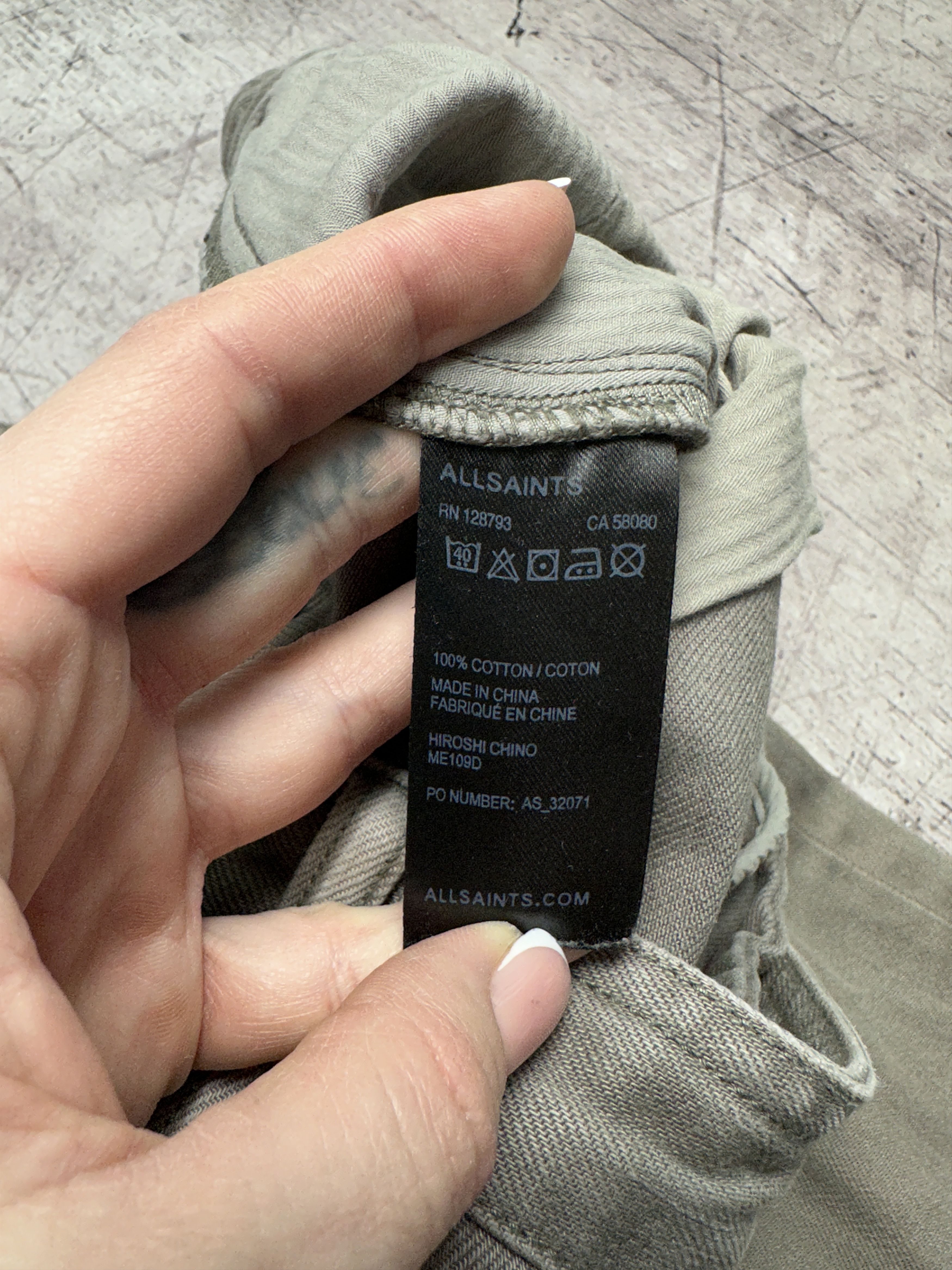 Allsaints Allsaints Mens Hiroshi Denim Pants Jeans Size US 32 / EU 48 - 6 Thumbnail