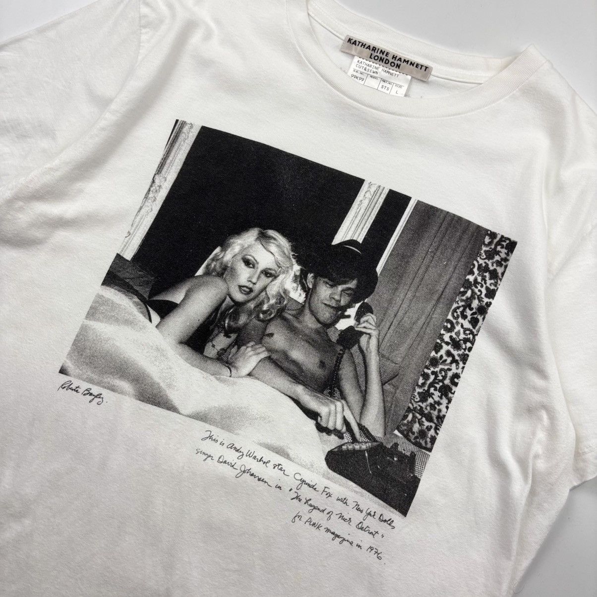 Katharine Hamnett London Katherine Hamnett x Andy Warhol Cut and Sewn Photo Shirt Size US L / EU 52-54 / 3 - 2 Thumbnail