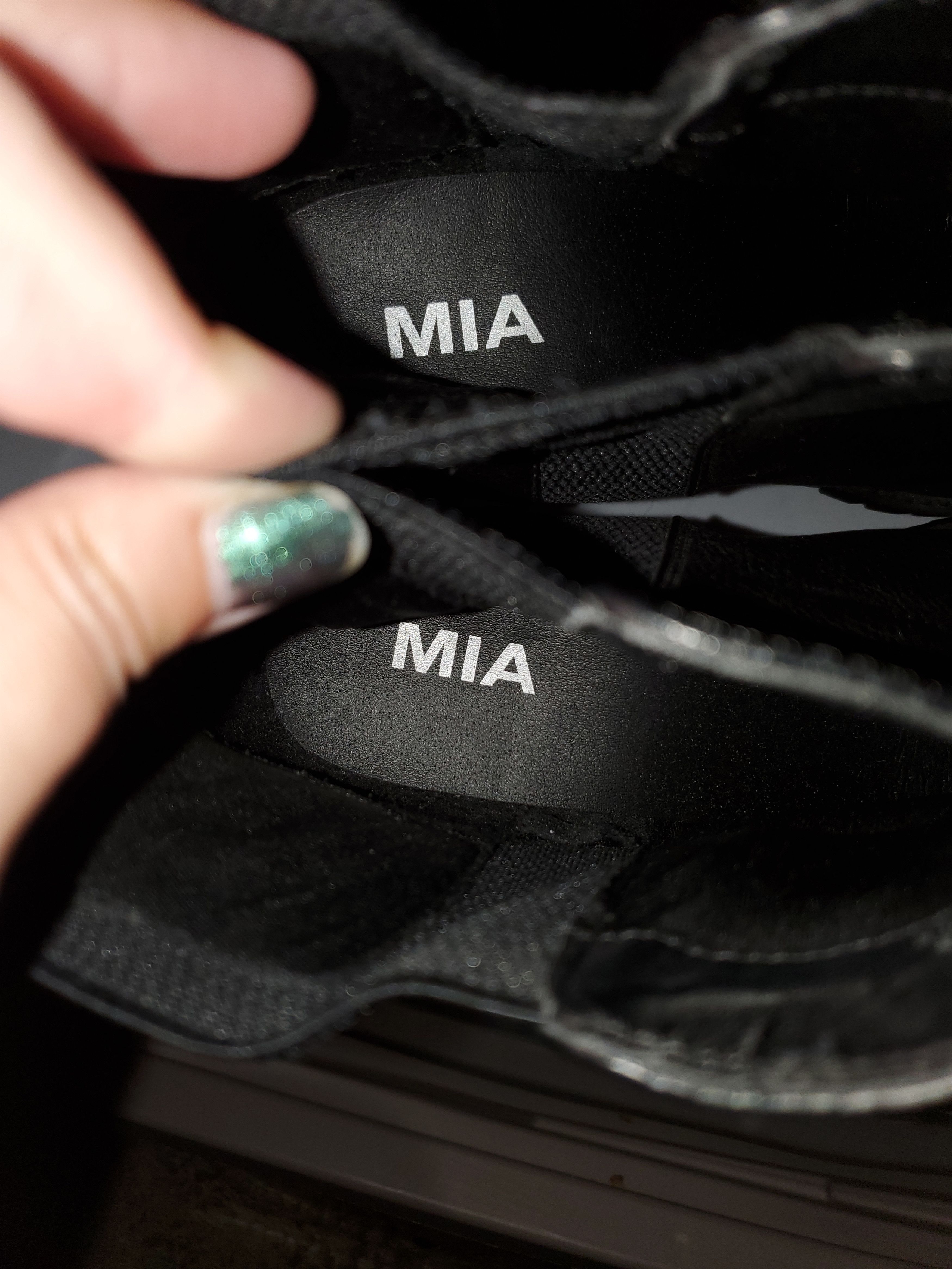 Other MIA Colten black faux leather ankle boots (size 9) Size US 9 / IT 39 - 5 Thumbnail
