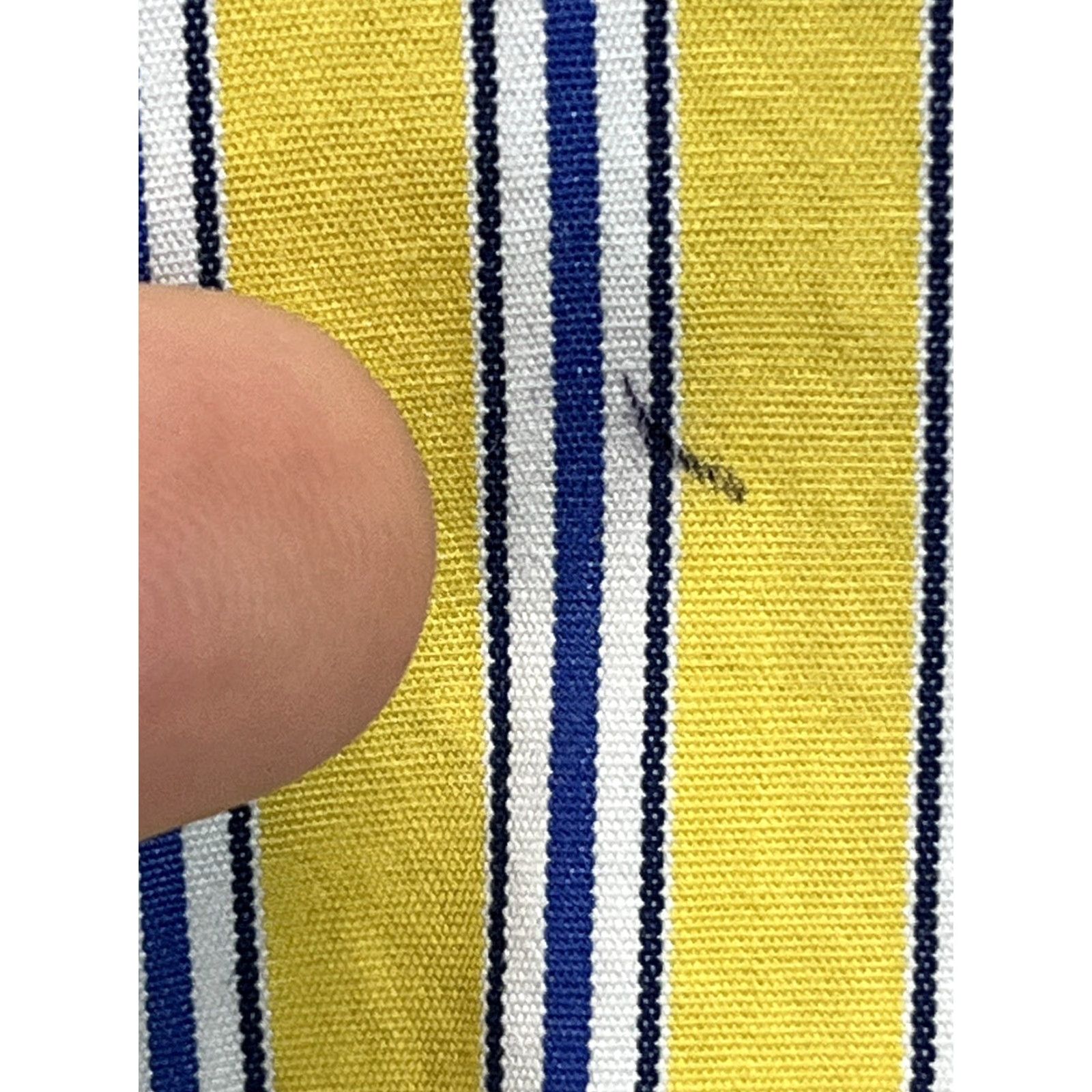 Polo Ralph Lauren VINTAGE Polo Ralph Lauren Shirt Striped Button-Up Long Sleeve Men L Custom Fit Blue Yellow, GUC, Size L Mens Size US L / EU 52-54 / 3 - 6 Thumbnail