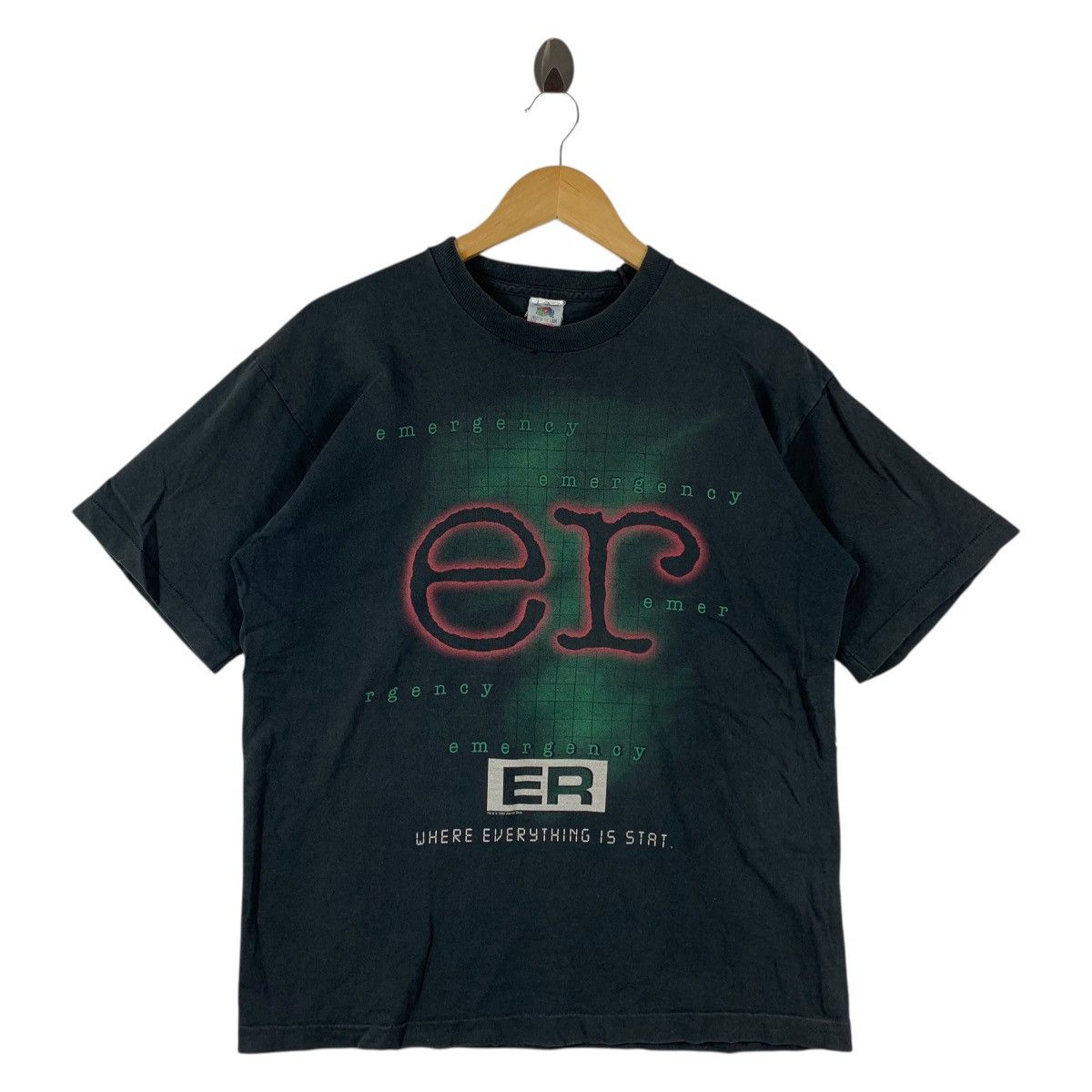Fruit Of The Loom Vintage 1995 ER TV Emergency Show Promo Movie Tees Size US L / EU 52-54 / 3 - 1 Thumbnail
