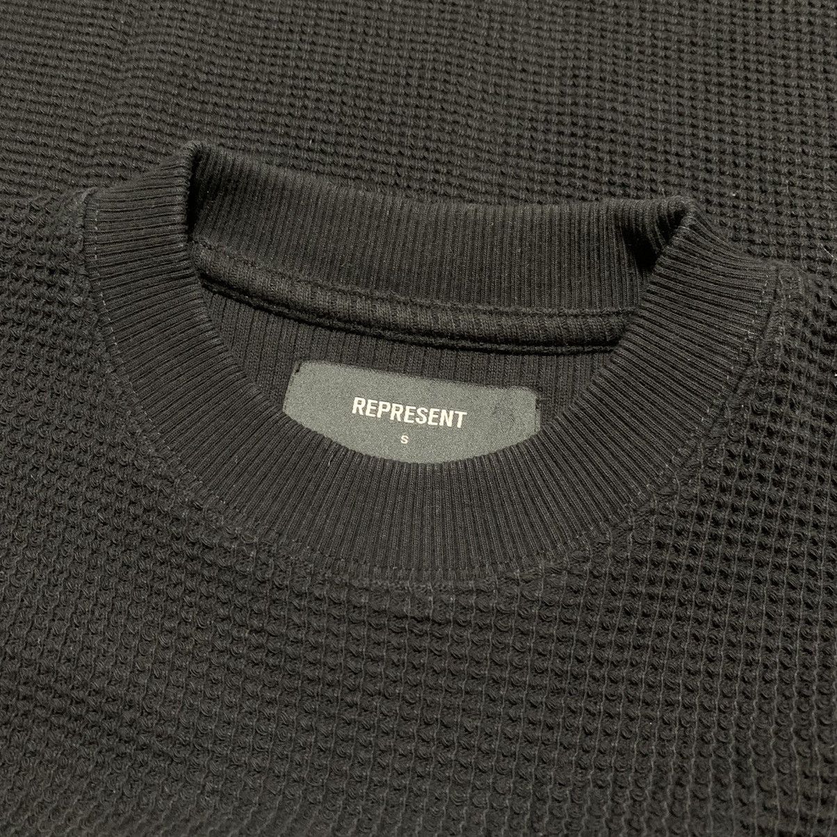 Represent Clo. Represent Small Waffle Blanks Jet Black Tee Size US S / EU 44-46 / 1 - 3 Thumbnail
