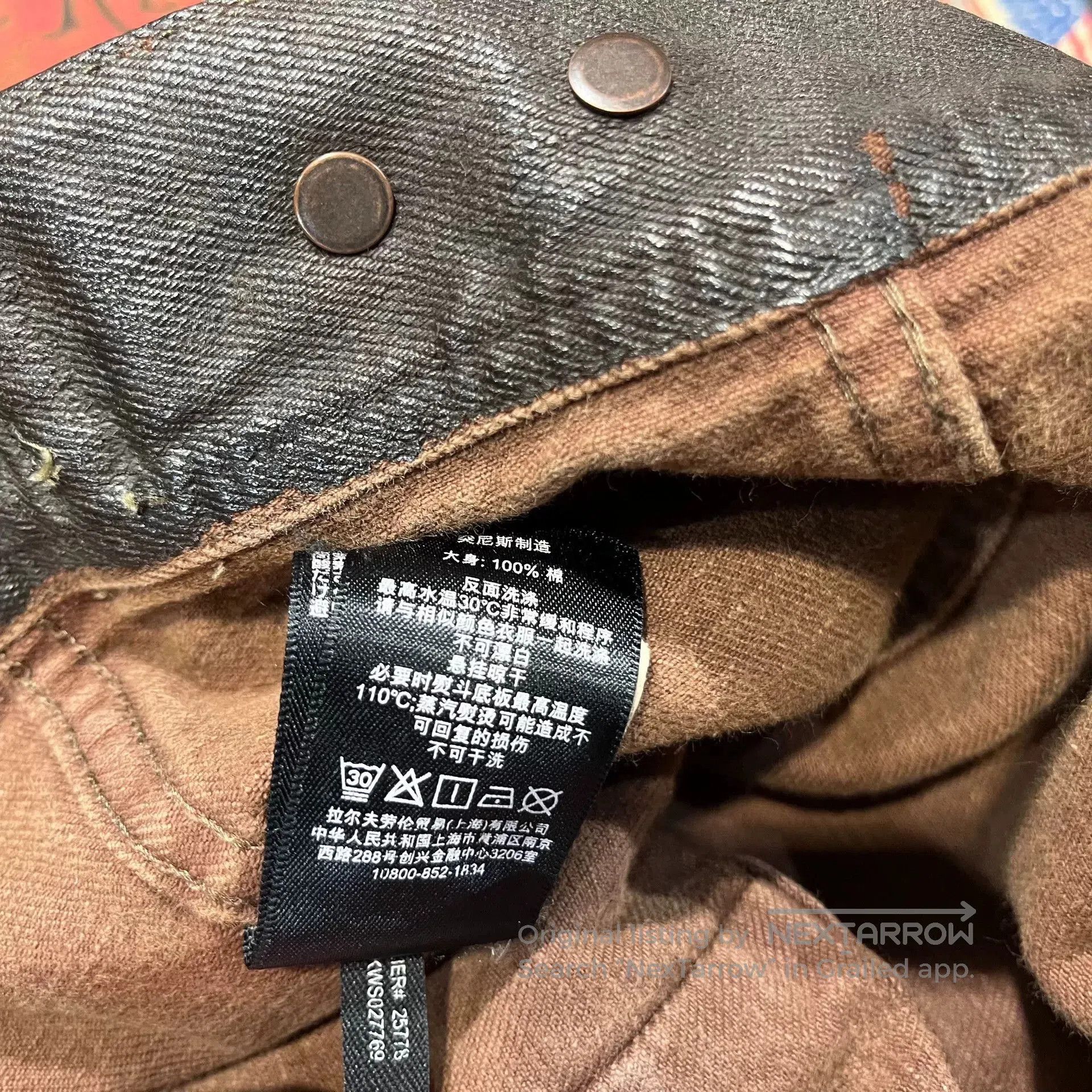 RRL Ralph Lauren black leather double rl jacket. Size US M / EU 48-50 / 2 - 4 Thumbnail