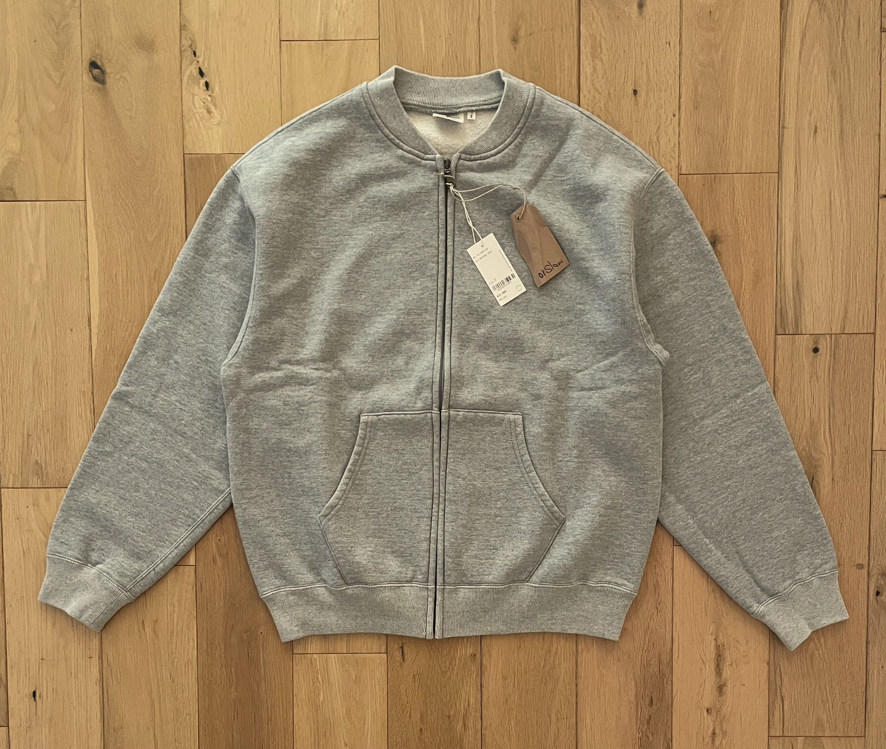 Orslow orSlow Densely Woven Zip Sweatshirt Grey Size 2 Size US M / EU 48-50 / 2 - 1 Thumbnail