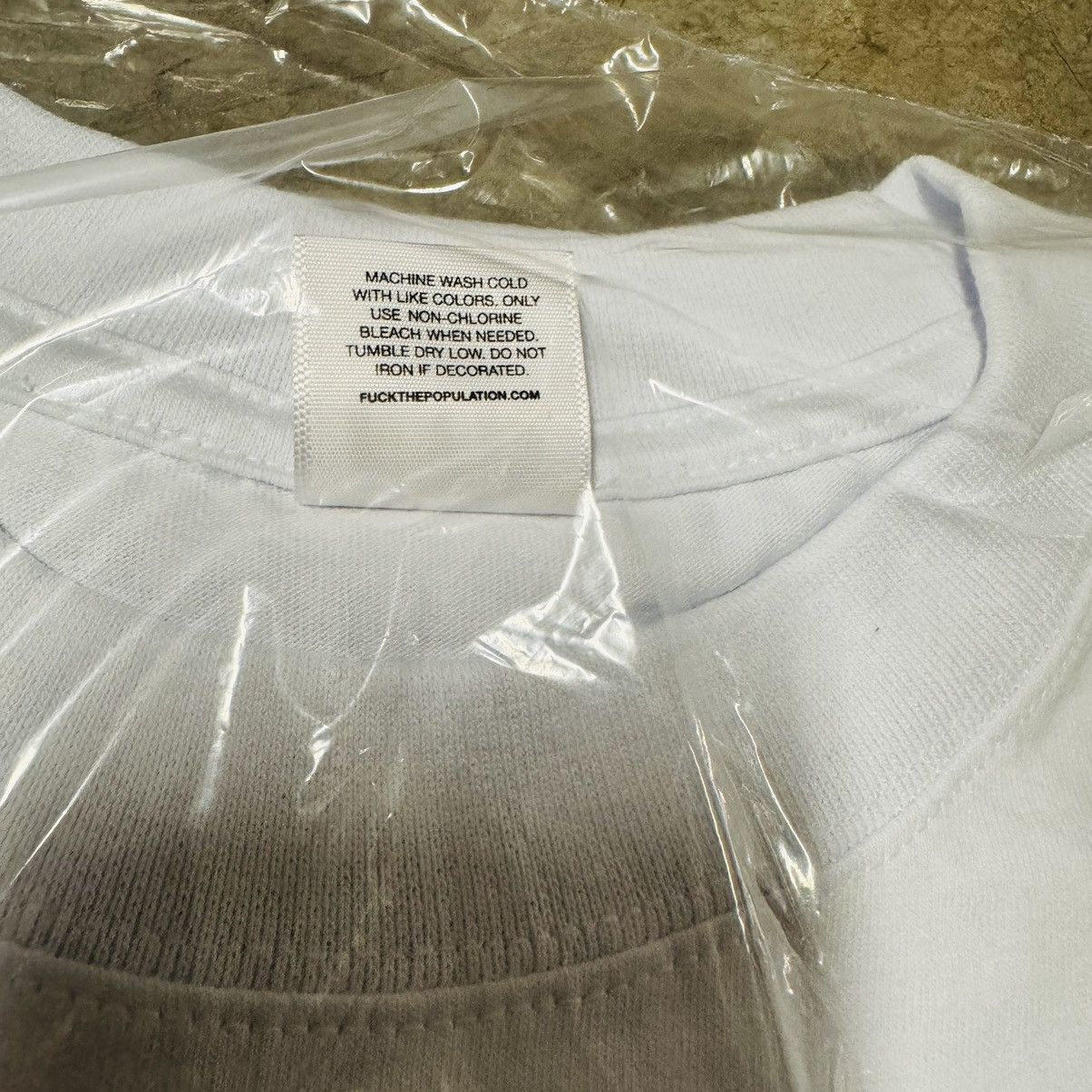 Fuck The Population FTP SLAP LOGO TEE (WHITE XXL) Size US XXL / EU 58 / 5 - 4 Thumbnail