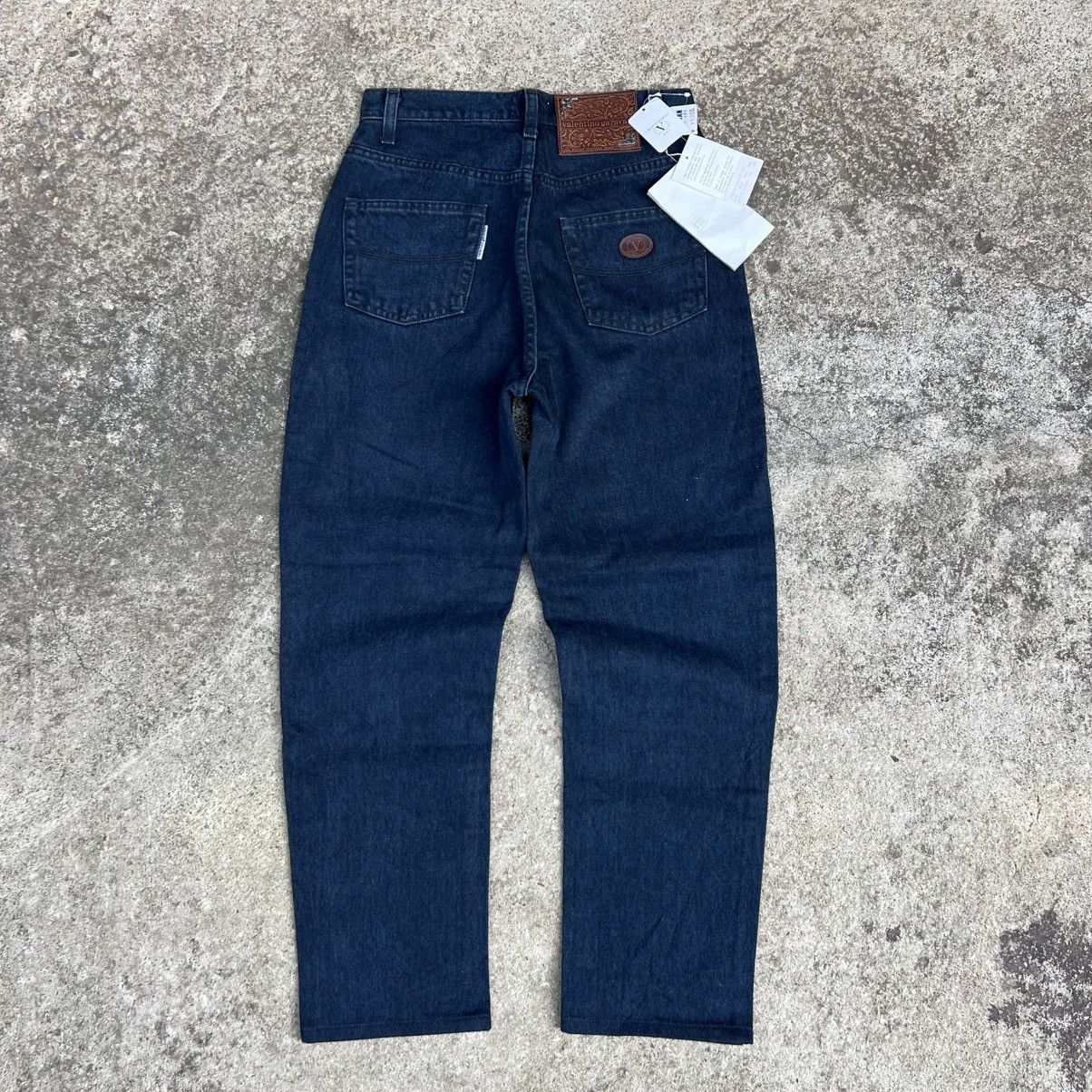 Valentino × Vintage 90s Valentino Jeans Denim Pants Blue Size US 27 - 3 Thumbnail