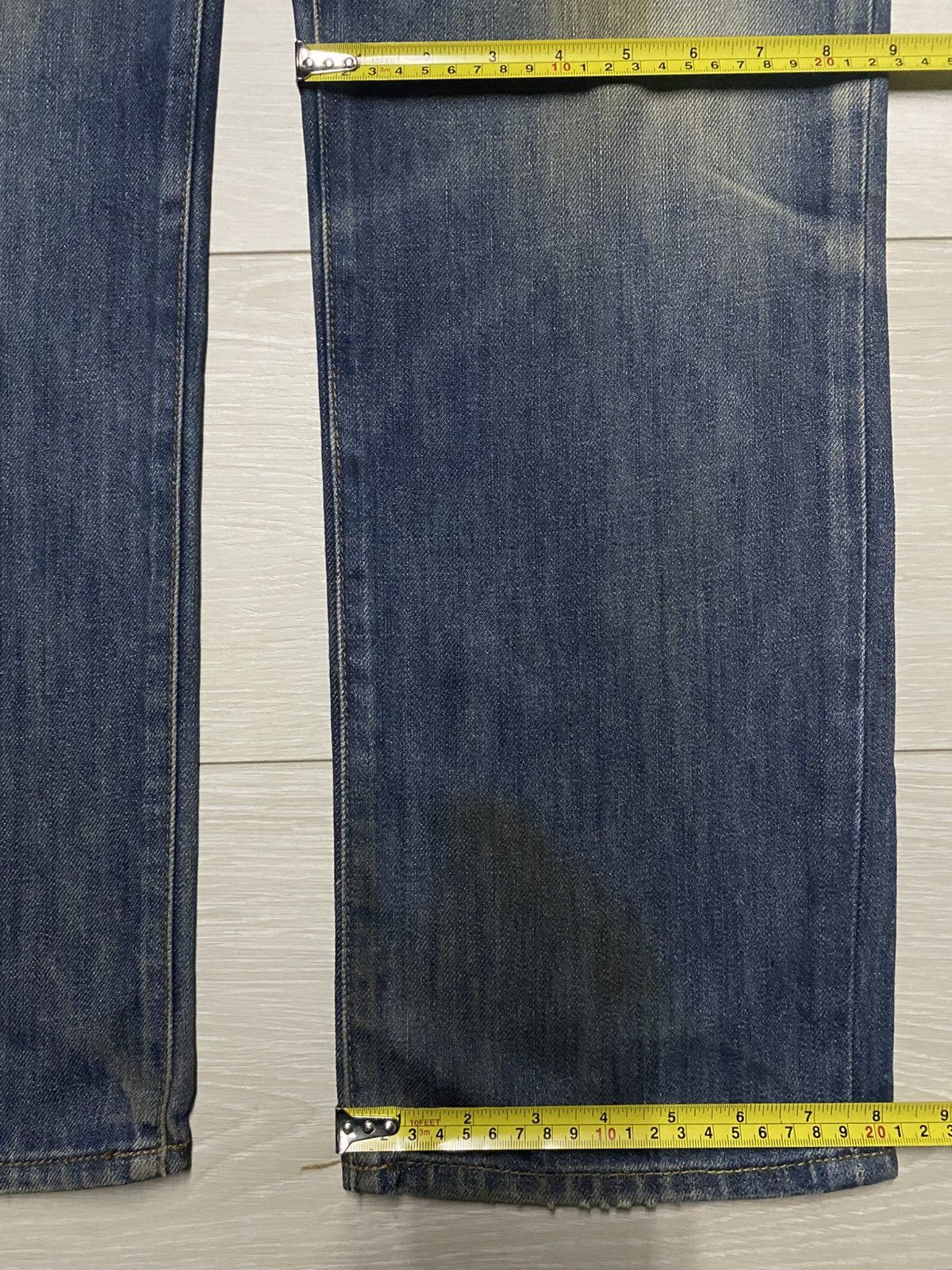 Gap × Yeezy Vintage Gap Denim Distressed Slim Jeans Size US 35 - 13 Thumbnail