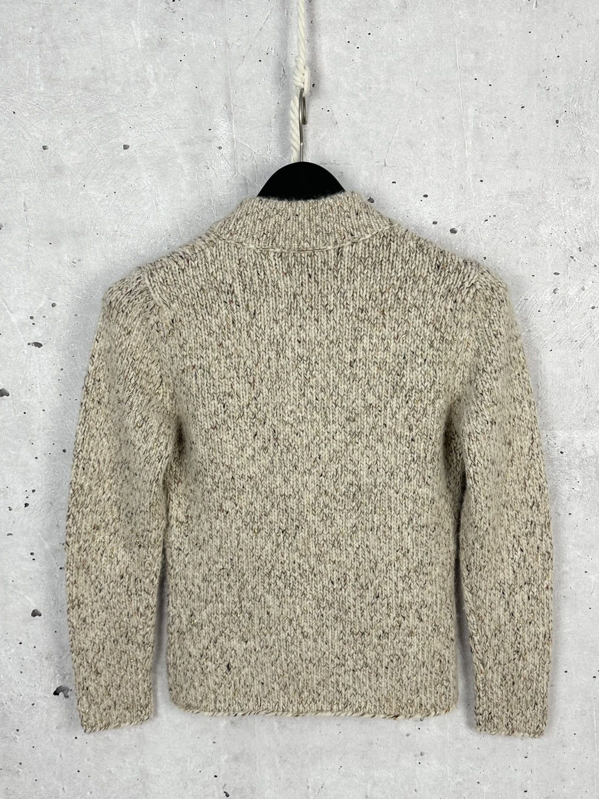 Fabiana Filippi Fabiana Filippi Made in Italy Knit Alpaca Blazer Jacket Size XS / US 0-2 / IT 36-38 - 5 Thumbnail