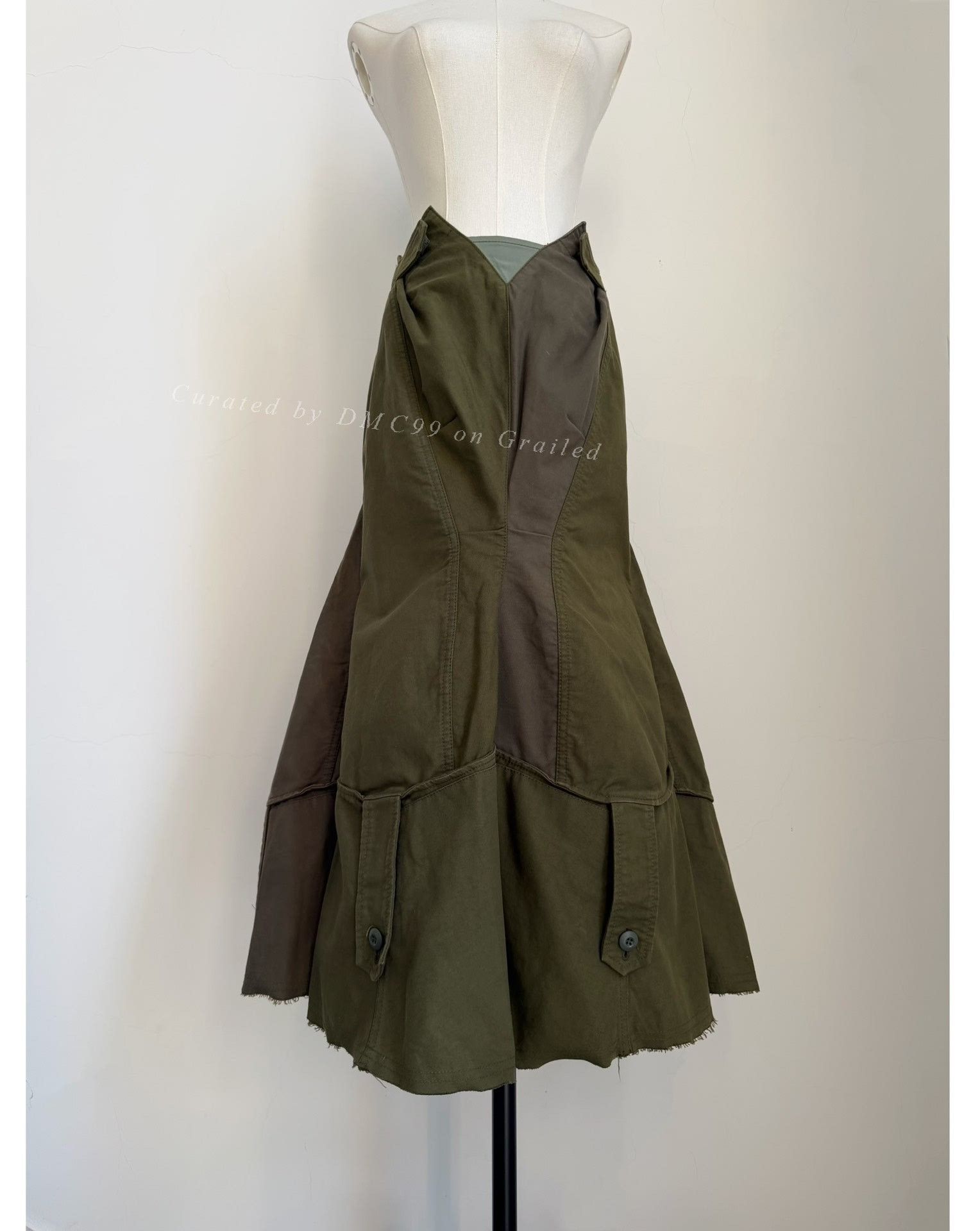 Junya Watanabe Junya Watanabe 2006 Military Deconstructed Skirt Size 34" / US 12 / IT 48 - 1 Thumbnail