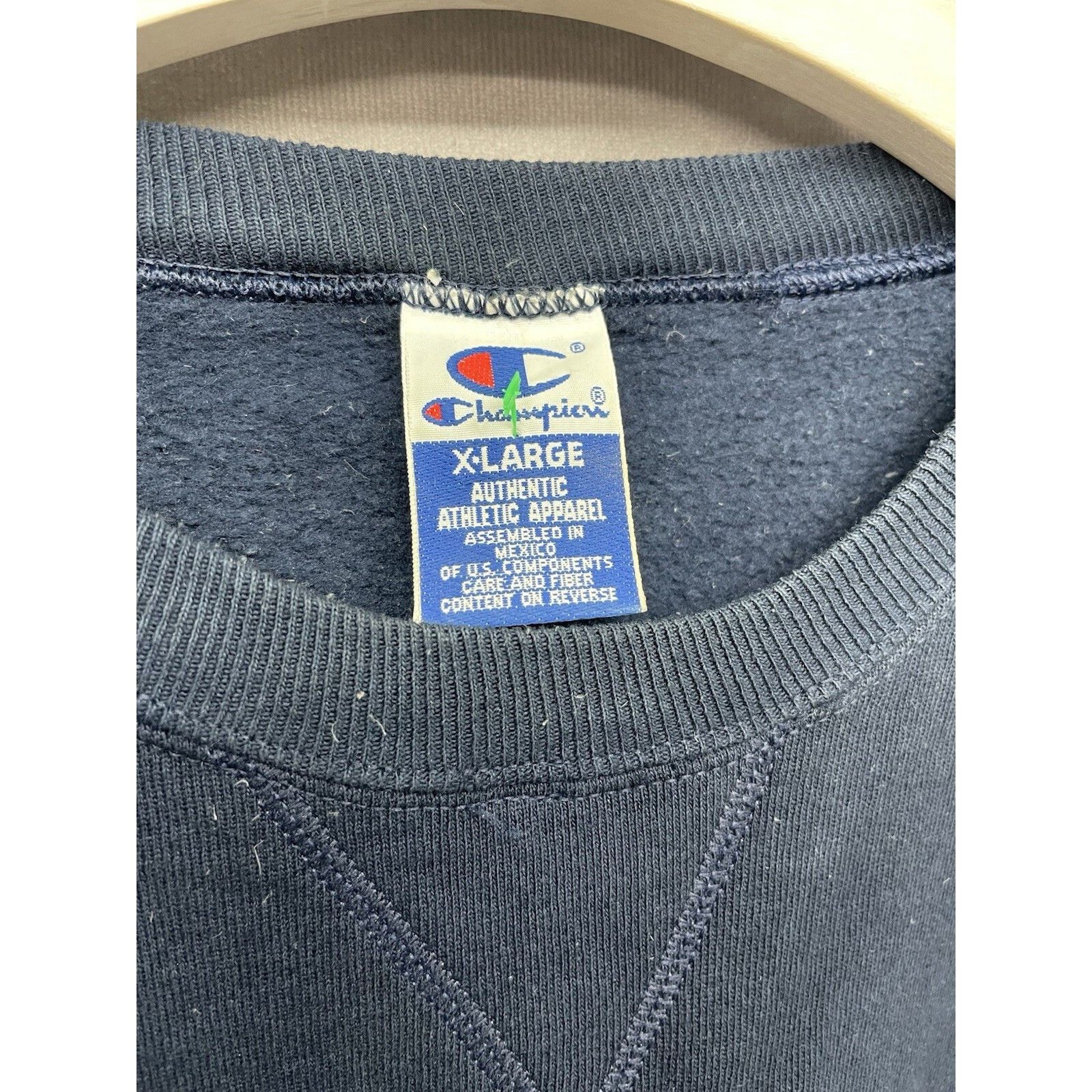 Champion VINTAGE 80s 90s CHAMPION CREWNECK SWEATSHIRT SZ MENS XL NAVY Size US XL / EU 56 / 4 - 4 Thumbnail