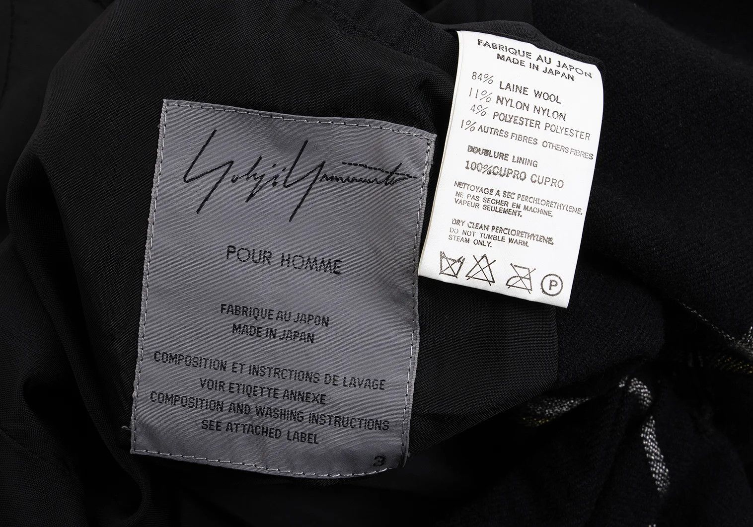 Yohji Yamamoto Yohji Yamamoto Fleece Wool Check Jacket Dark Navy Size US L / EU 52-54 / 3 - 16 Thumbnail