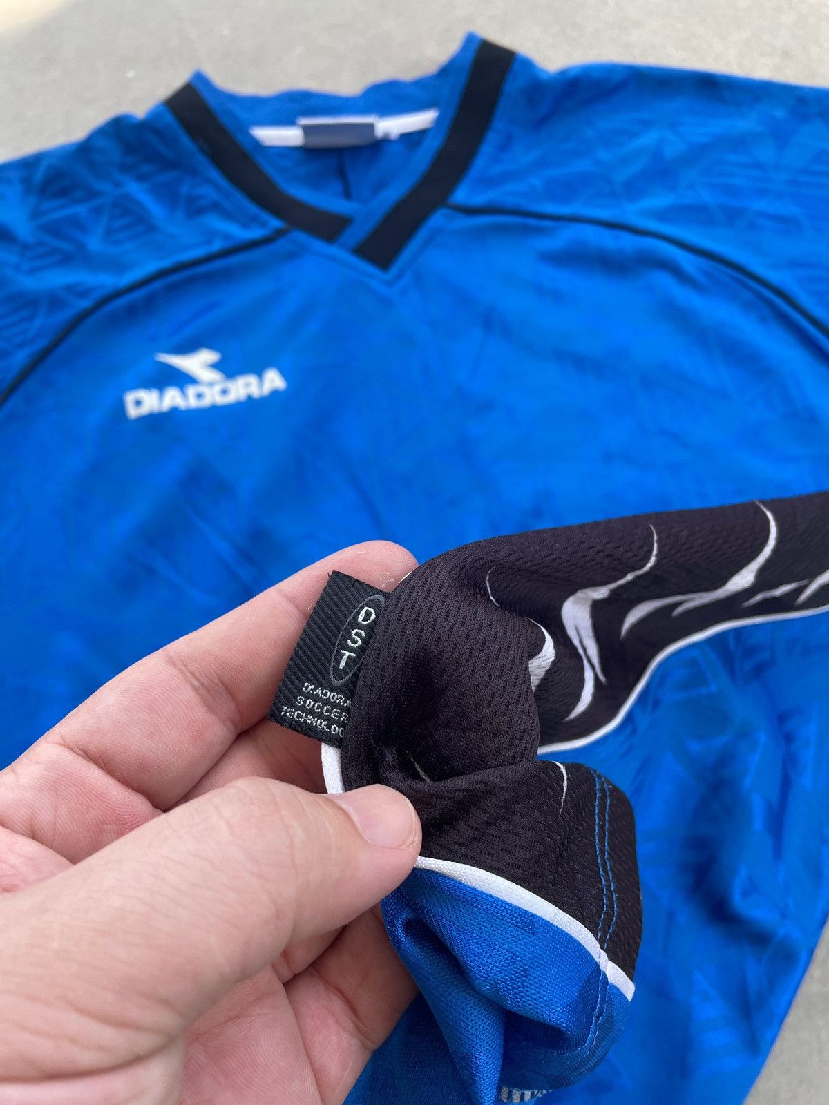 Diadora × Vintage DIADORA VINTAGE SOCCER JERSEY Size US L / EU 52-54 / 3 - 7 Thumbnail