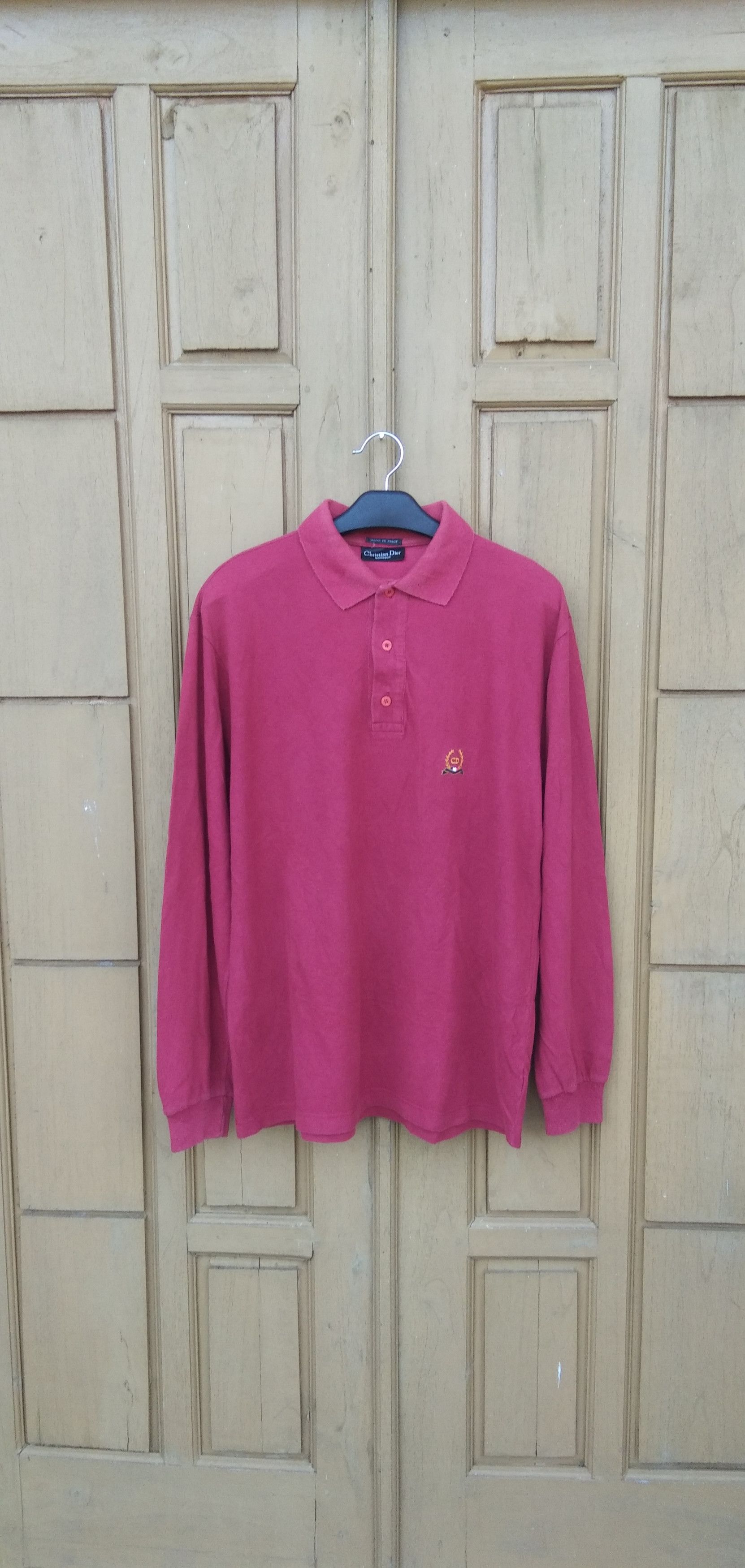 Christian Dior Monsieur × Vintage Vtg CD monsieur long poloshirt Size US M / EU 48-50 / 2 - 1 Thumbnail