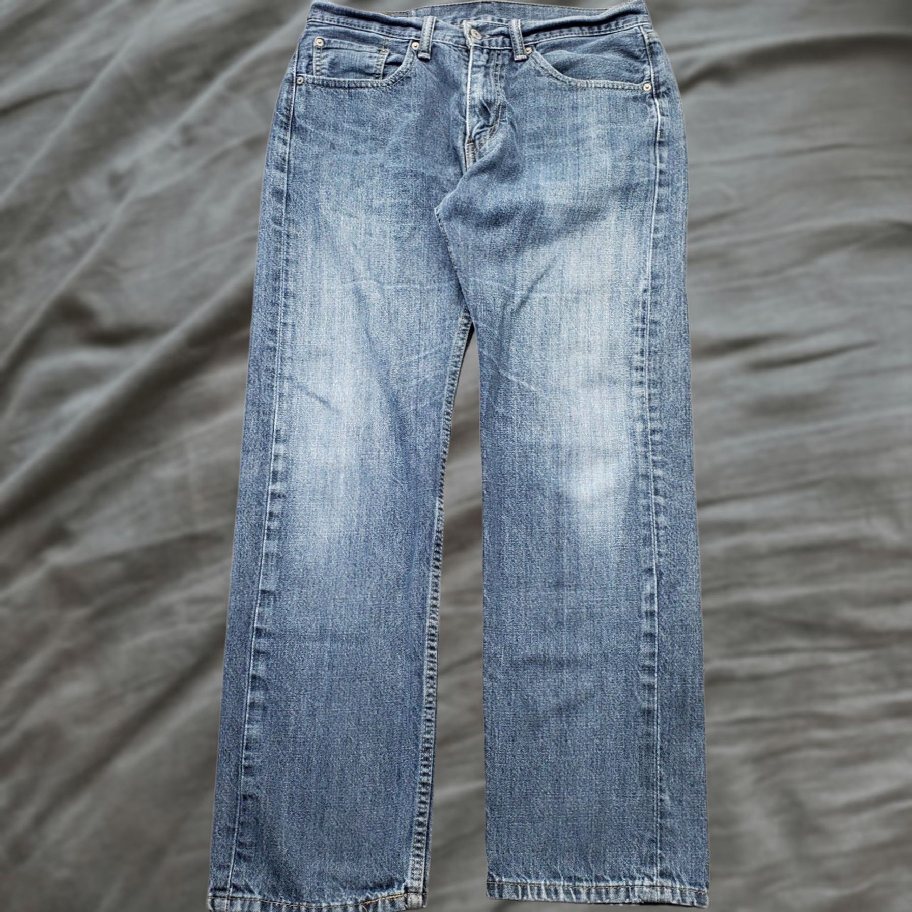 Levi's Levi's 505 Jeans Mens Size 32 Levi's Denim Straight Regular Fit Blue 5-Pocket Stretch Regular Mens Jeans Size US 32 / EU 48 - 1 Thumbnail