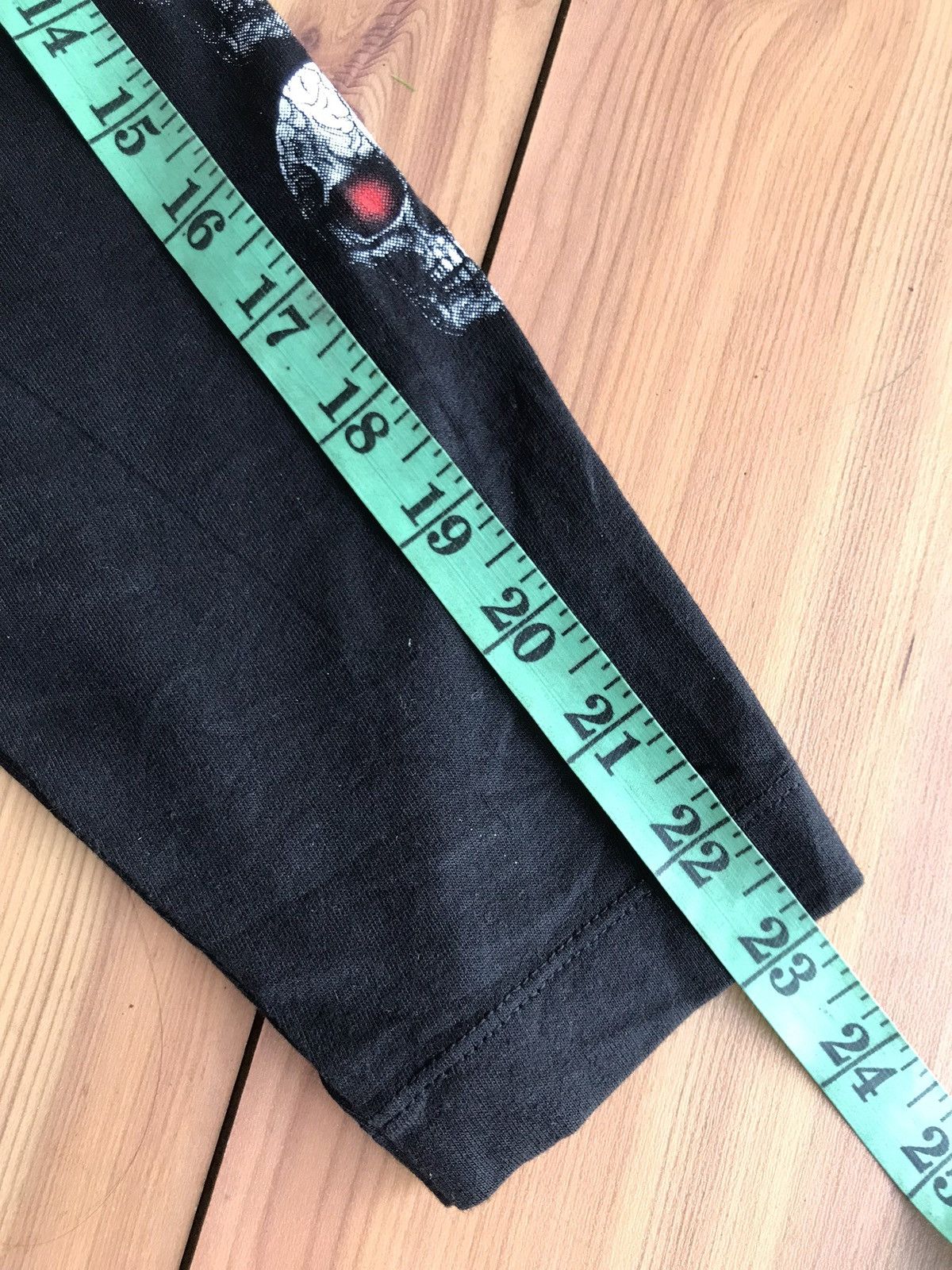 Japanese Brand × Other × Vintage Vintage Black Long Sleeve T shirt Glow in the Dark Size US M / EU 48-50 / 2 - 9 Thumbnail