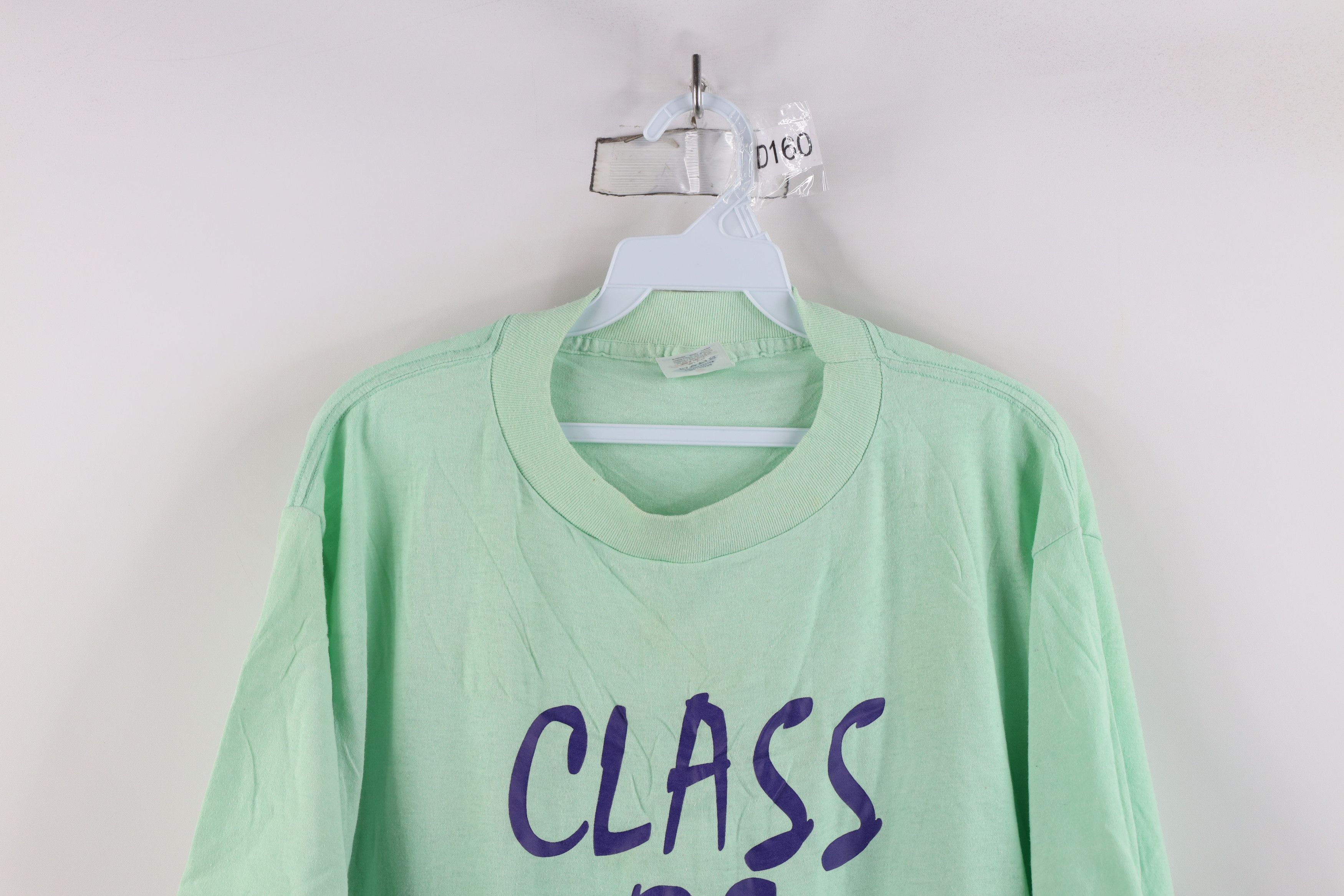 Vintage Vintage 90s Streetwear Short Sleeve T-Shirt Mint Green USA Size XL / US 12-14 / IT 48-50 - 2 Thumbnail