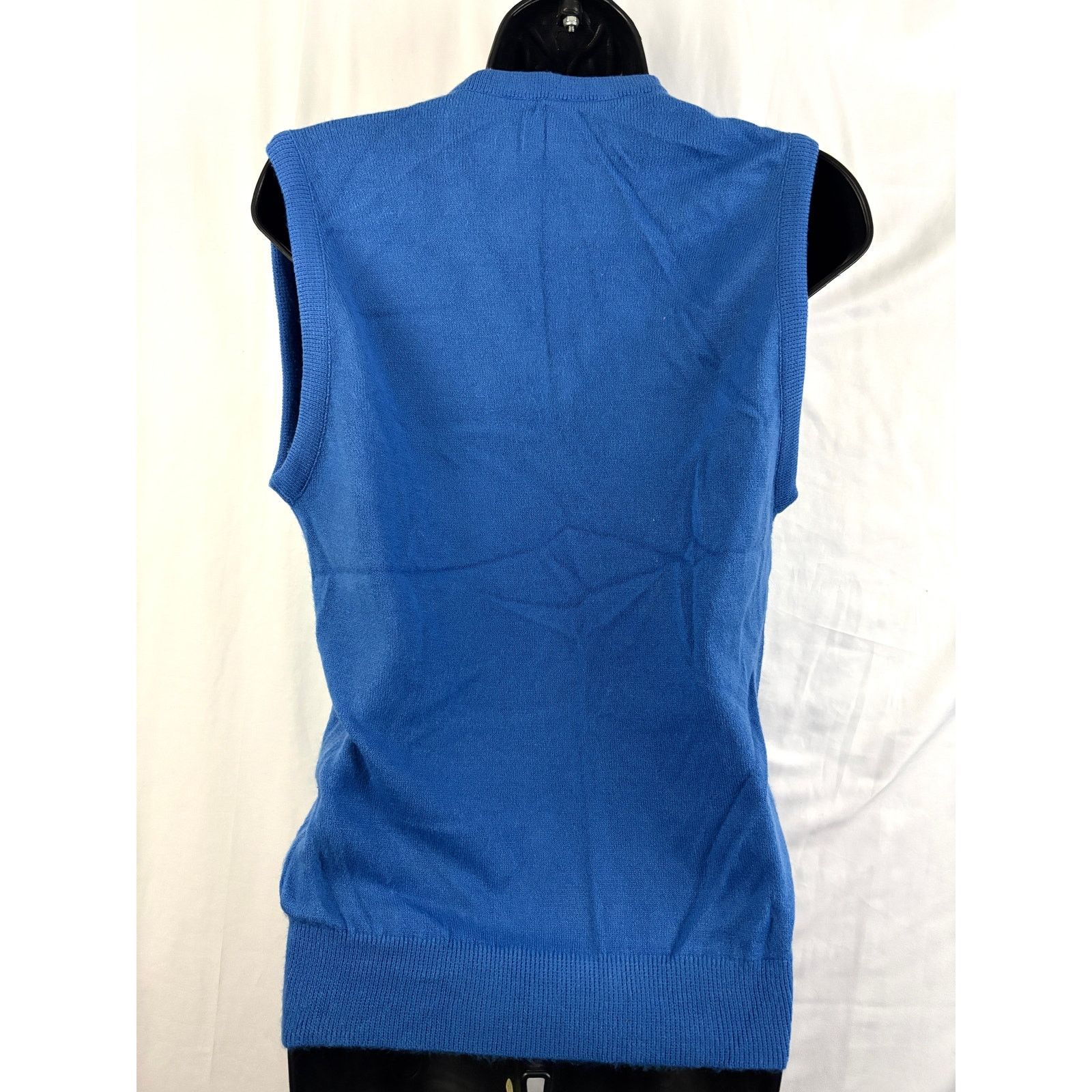 Hogan Vtg Lady Hogan Sleeveless Sweater Vest Small Blue NWT Size S / US 4 / IT 40 - 7 Thumbnail