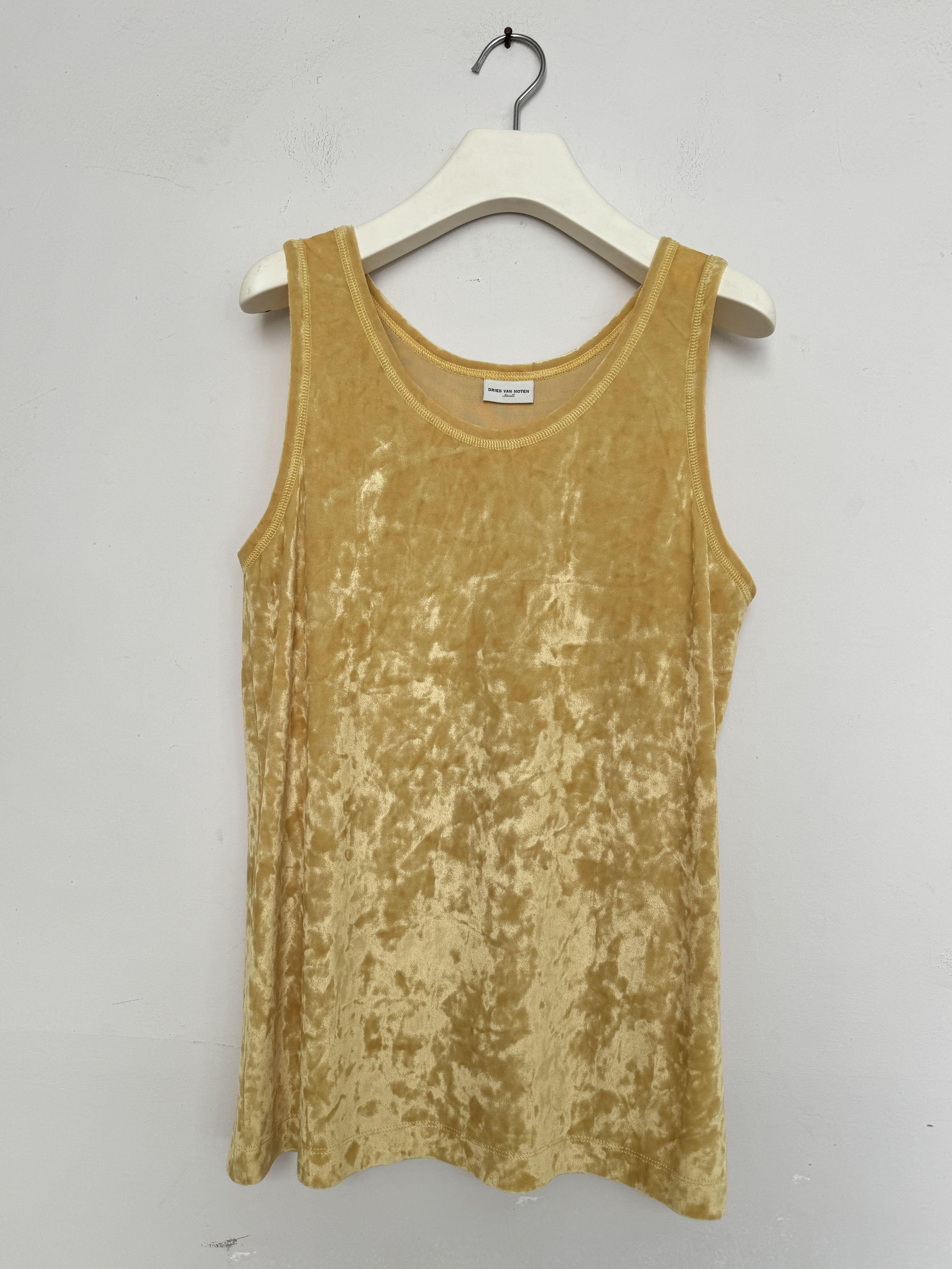 Dries Van Noten Velour Scoop Neck Casual Top Size S / US 4 / IT 40 - 1 Thumbnail