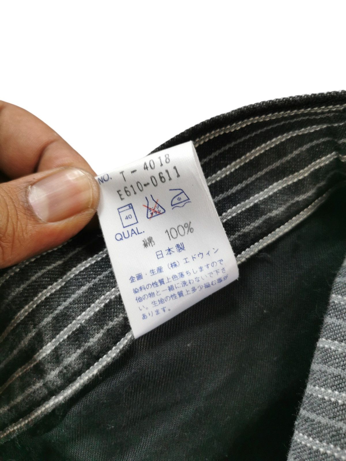 Edwin Edwin stripe flare made in japan Size US 28 / EU 44 - 10 Thumbnail