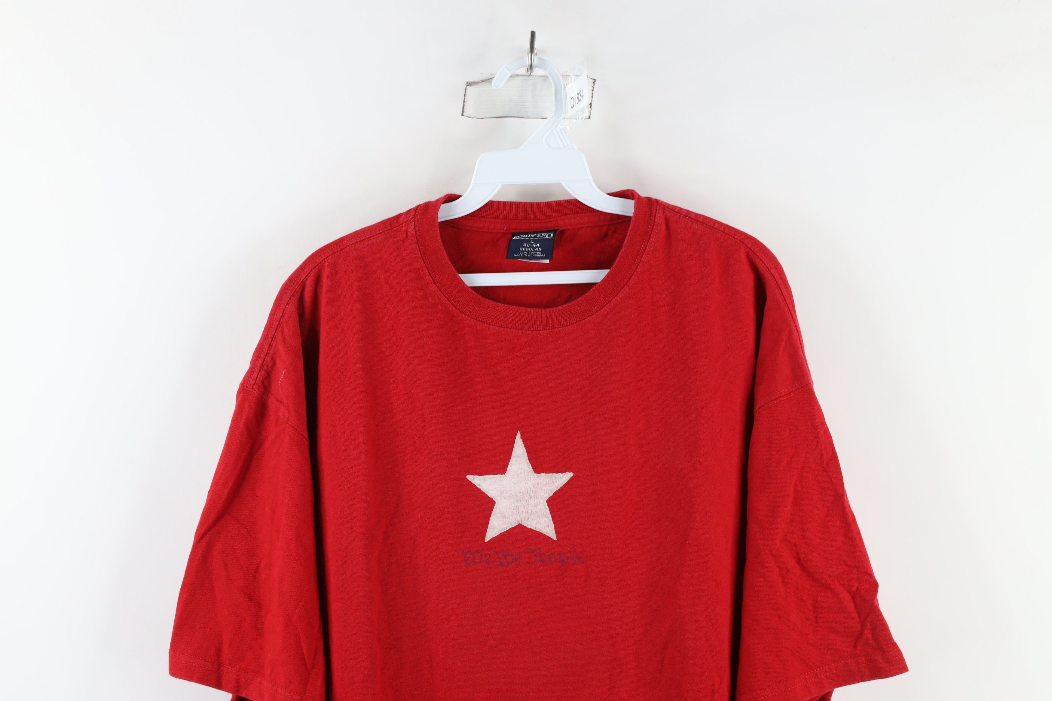Lands' End × Vintage Vintage 90s Lands End Out We The People Constitution T-Shirt Size US L / EU 52-54 / 3 - 2 Thumbnail