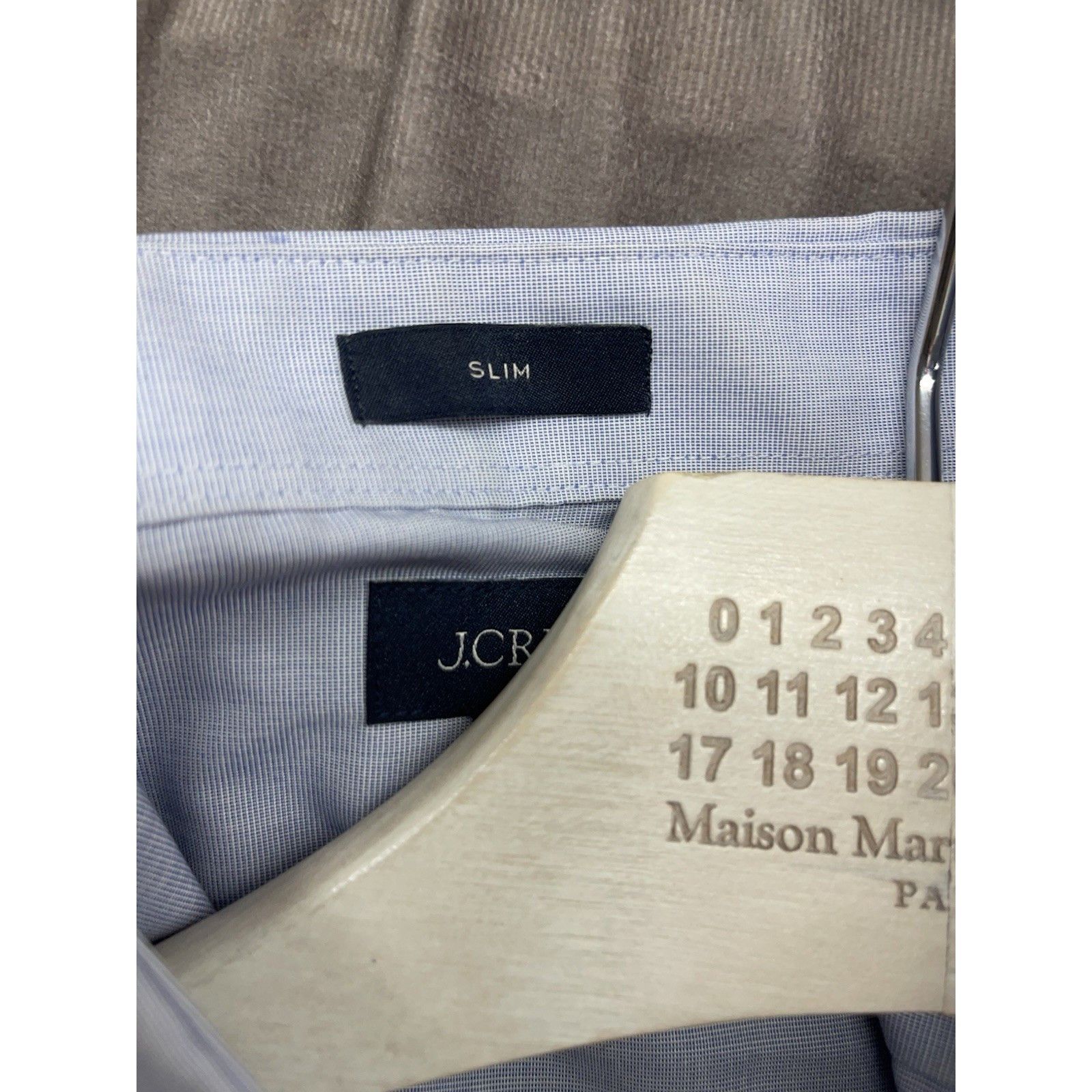J.Crew J.Crew Men's Slim Fit Shirt Re-Imagined Blue 98% Cotton XL $ Size US XL / EU 56 / 4 - 5 Thumbnail